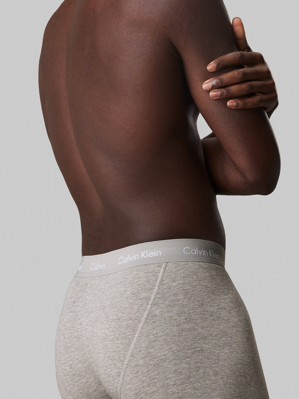 TRUNK COTTON STRETCH 3 PACK  - Trunks - grey heather