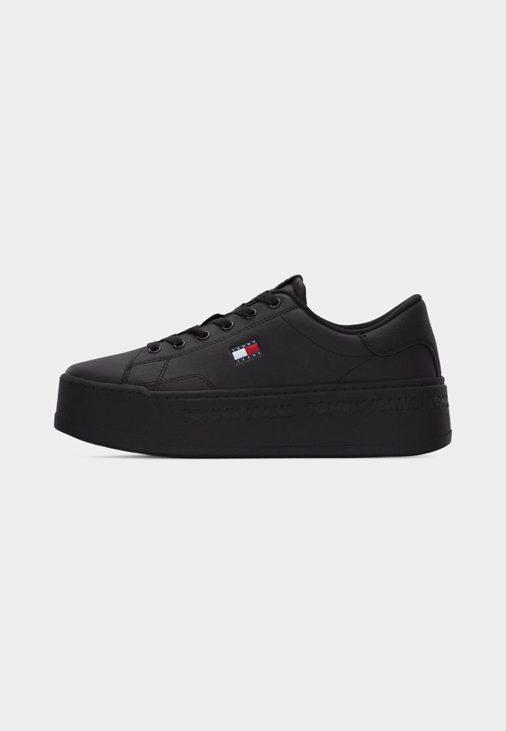 PLATFORM LOGO SNEAKER - Trainers - black