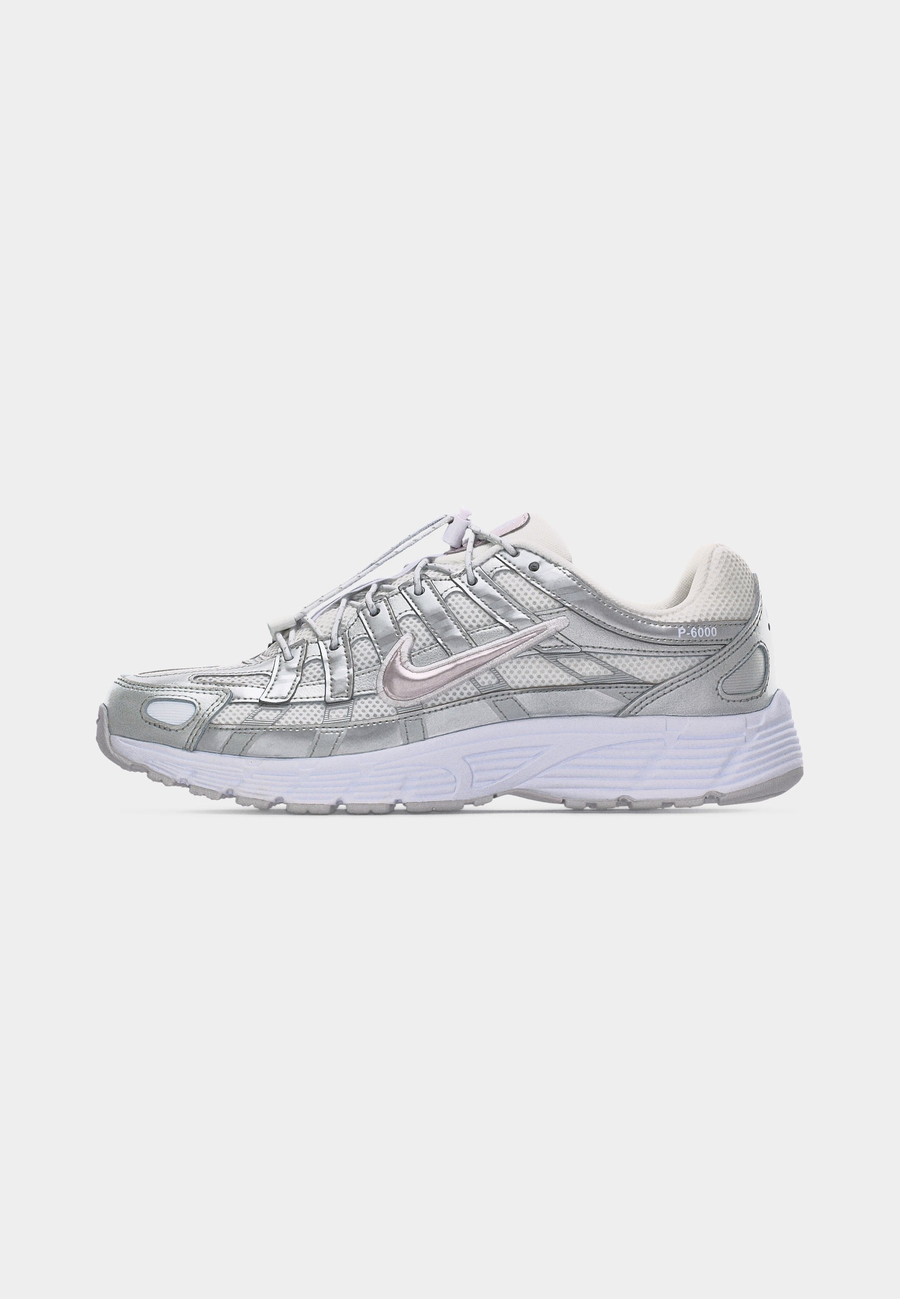 P 6000 UNISEX - Spor Ayakkabı - white/vast grey/metallic silver-coloured
