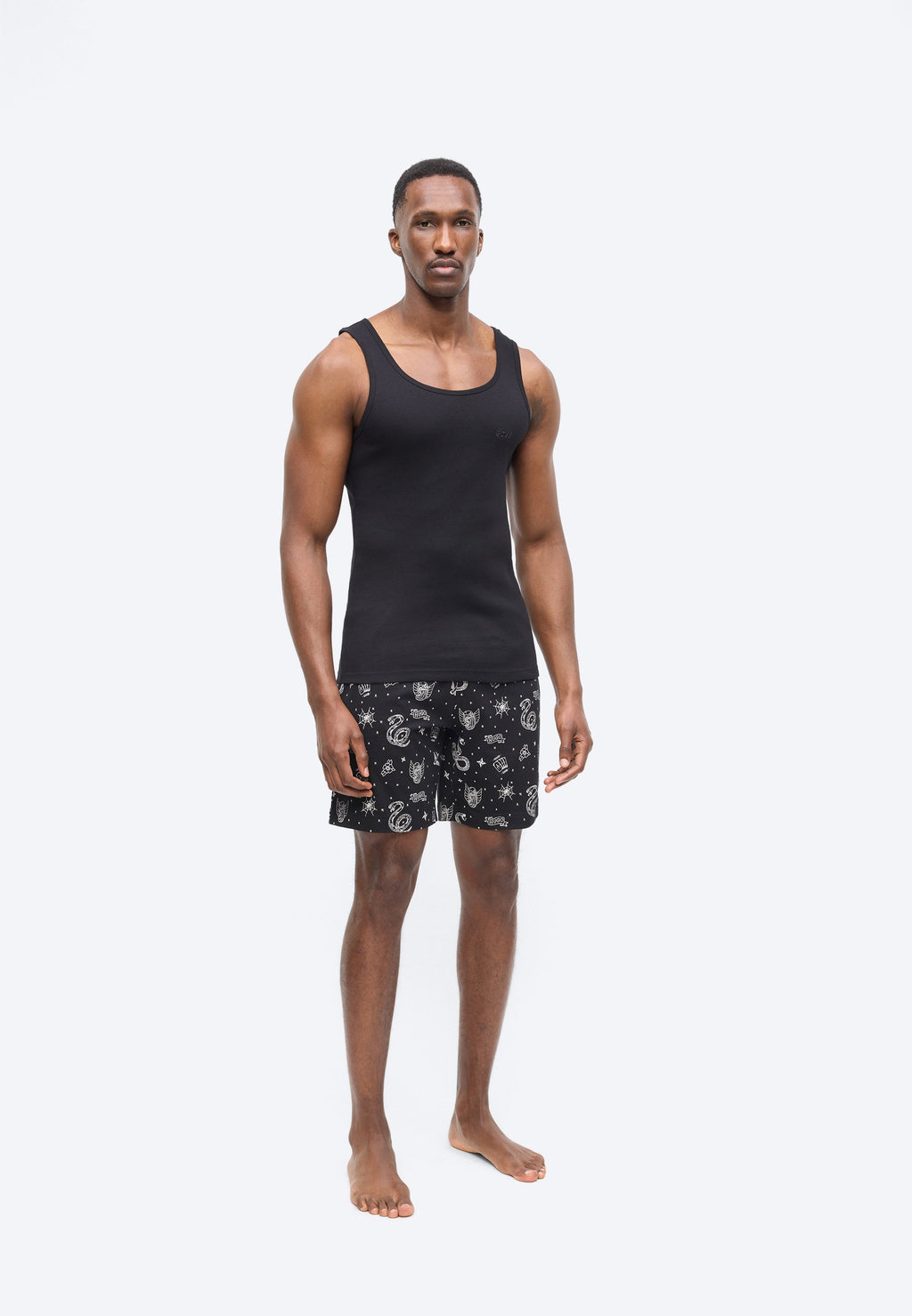 3 PACK - Undershirt - black/grey/white
