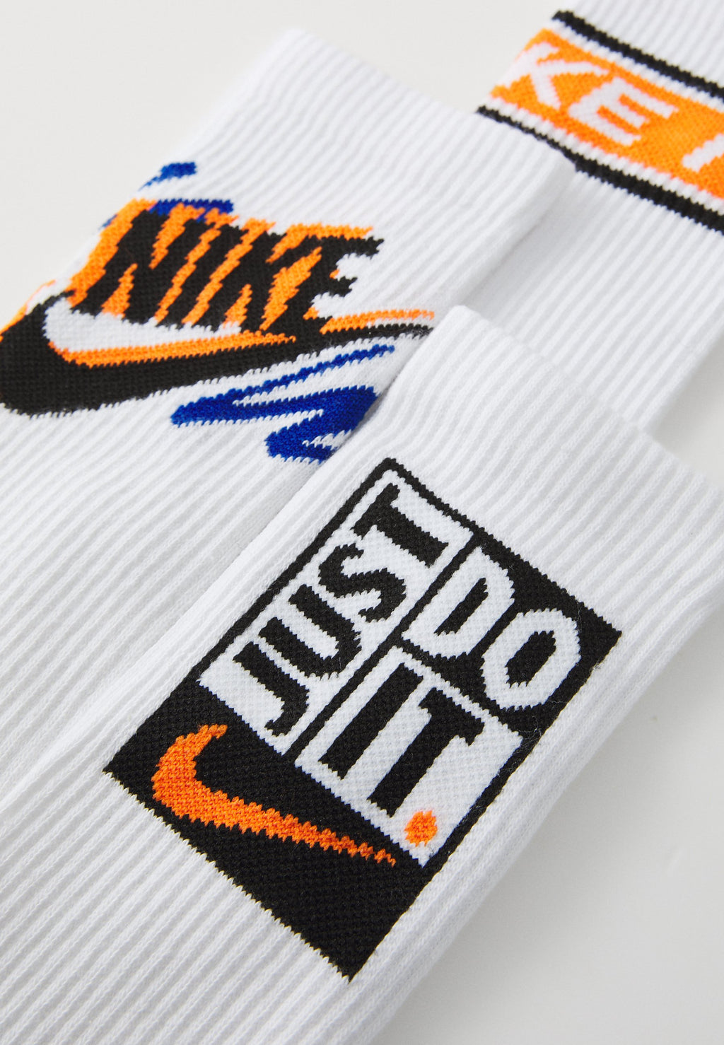 LOT DE 3 PAIRES DE CHAUSSETTES UNISEXES CREW - Chaussettes de sport - white/black/sport royal
