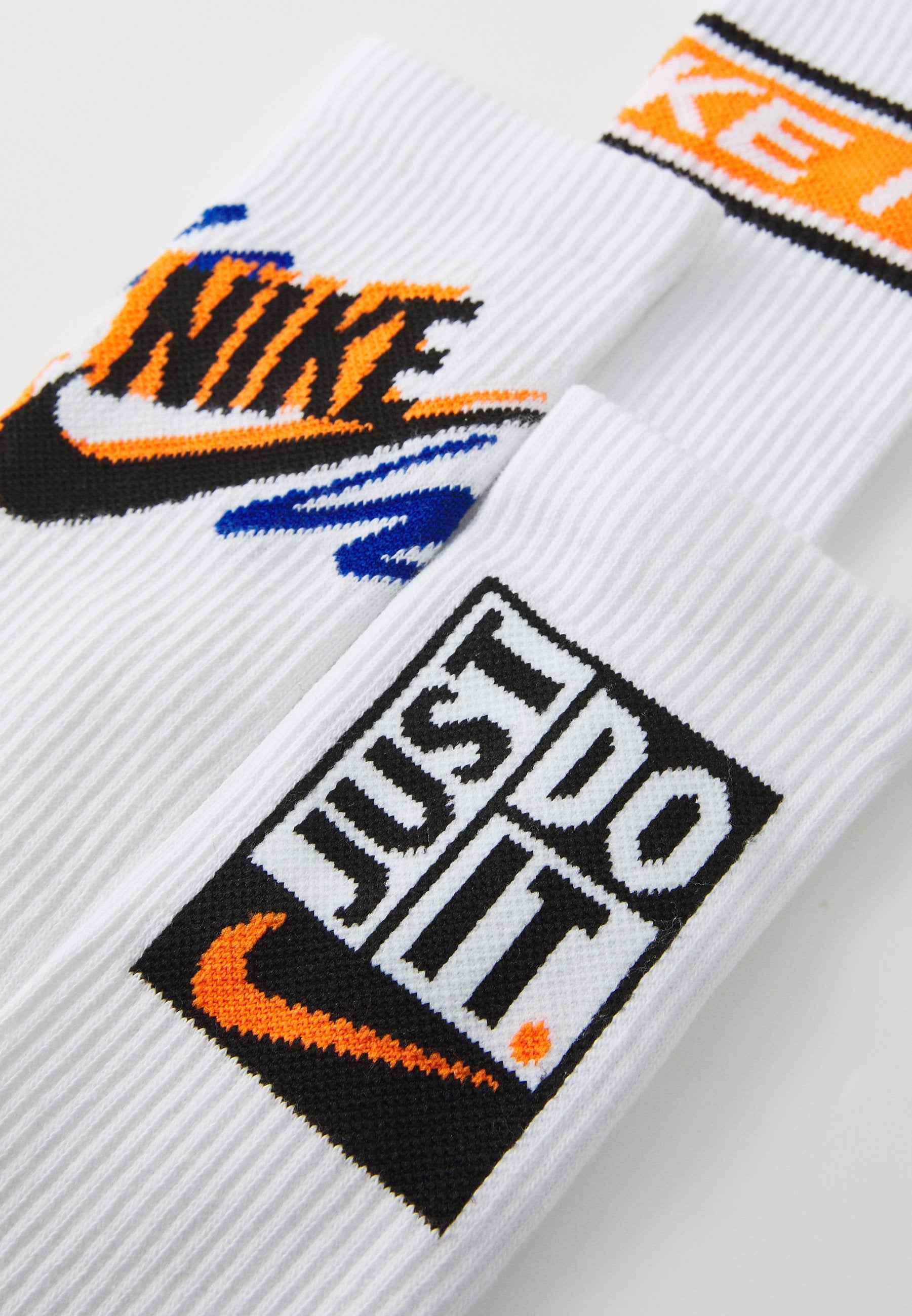 LOT DE 3 PAIRES DE CHAUSSETTES UNISEXES CREW - Chaussettes de sport - white/black/sport royal