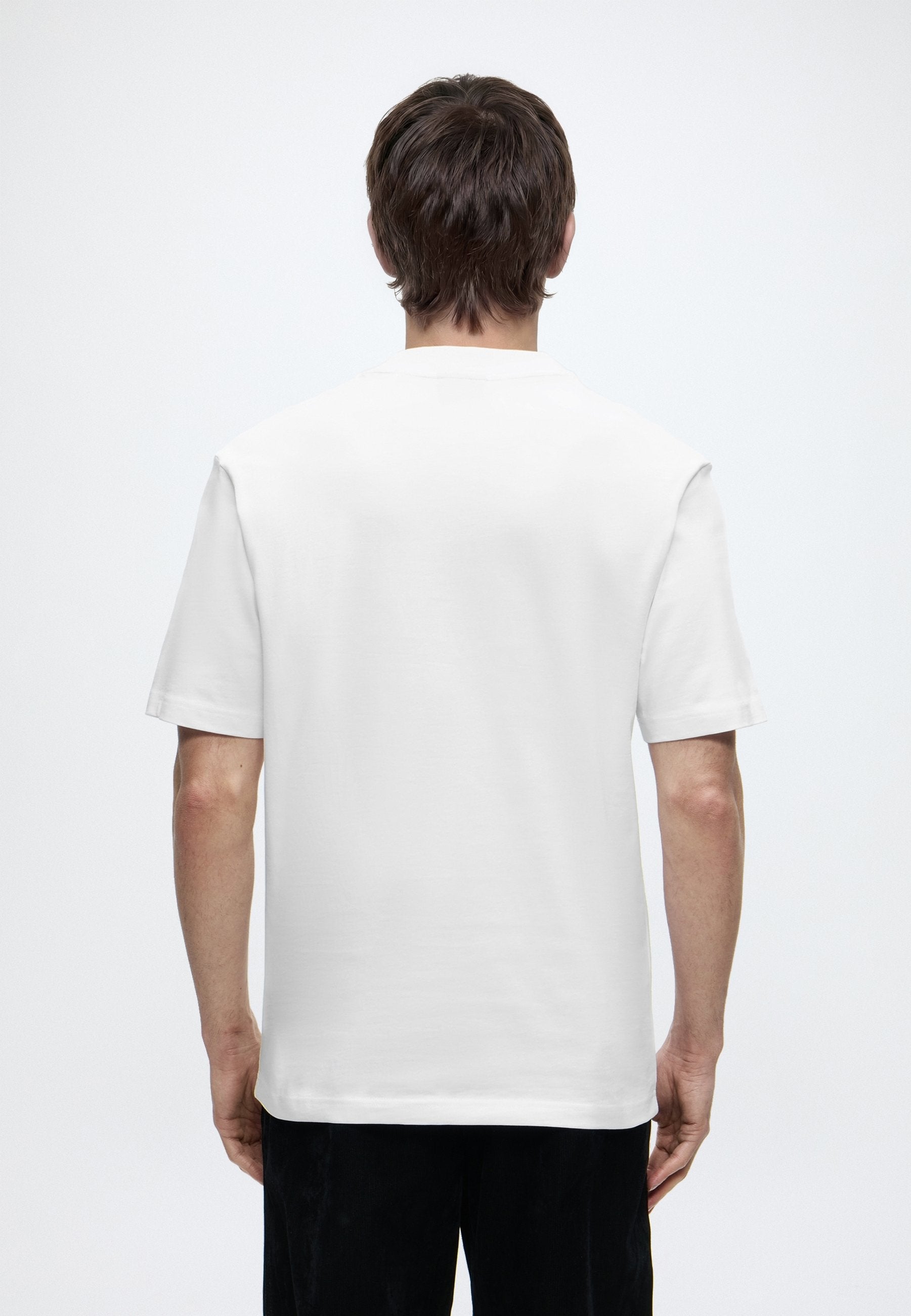 NIEROS - Basic T-shirt - white