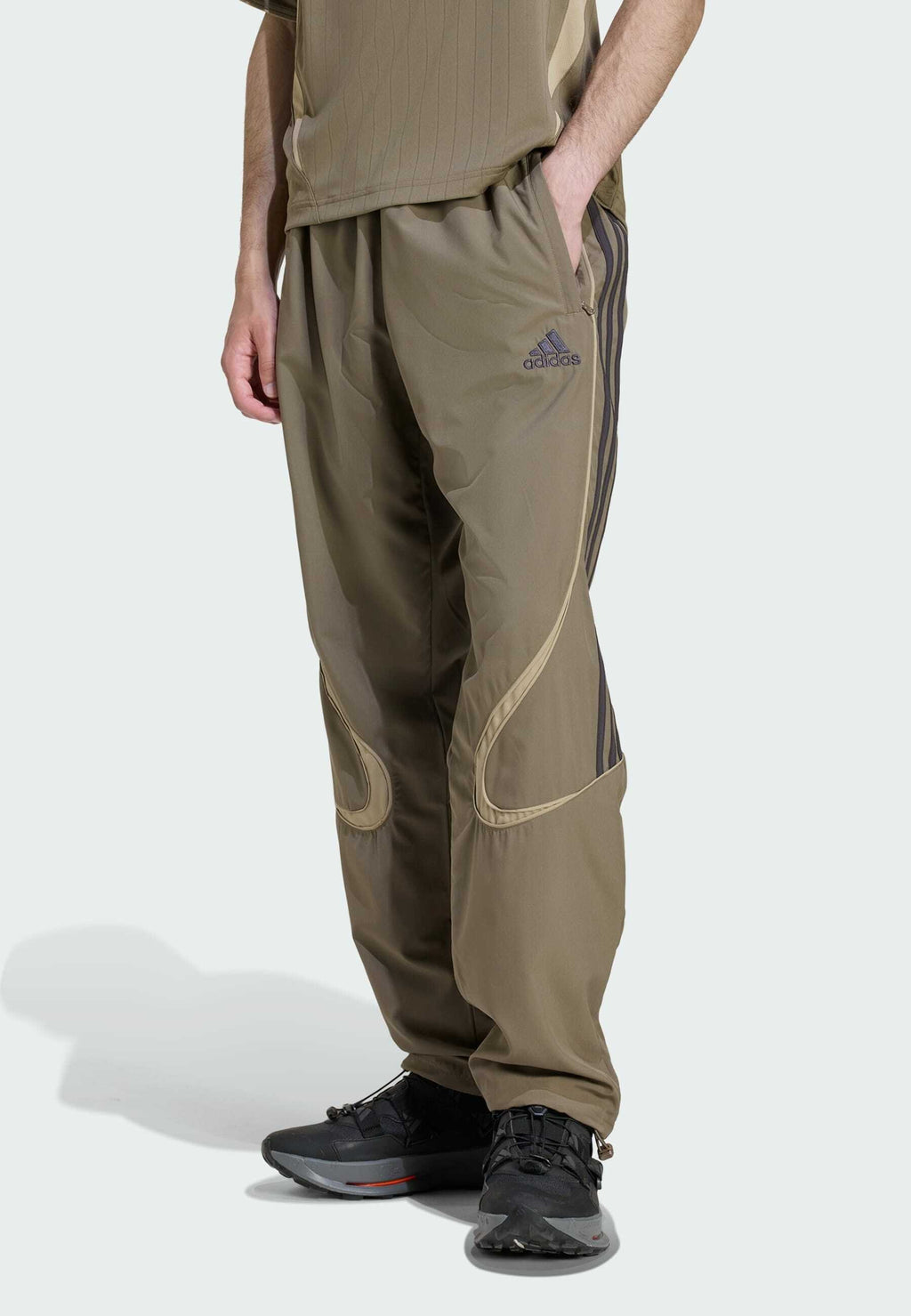 TEAMGEIST - Tracksuit bottoms - blanch brown