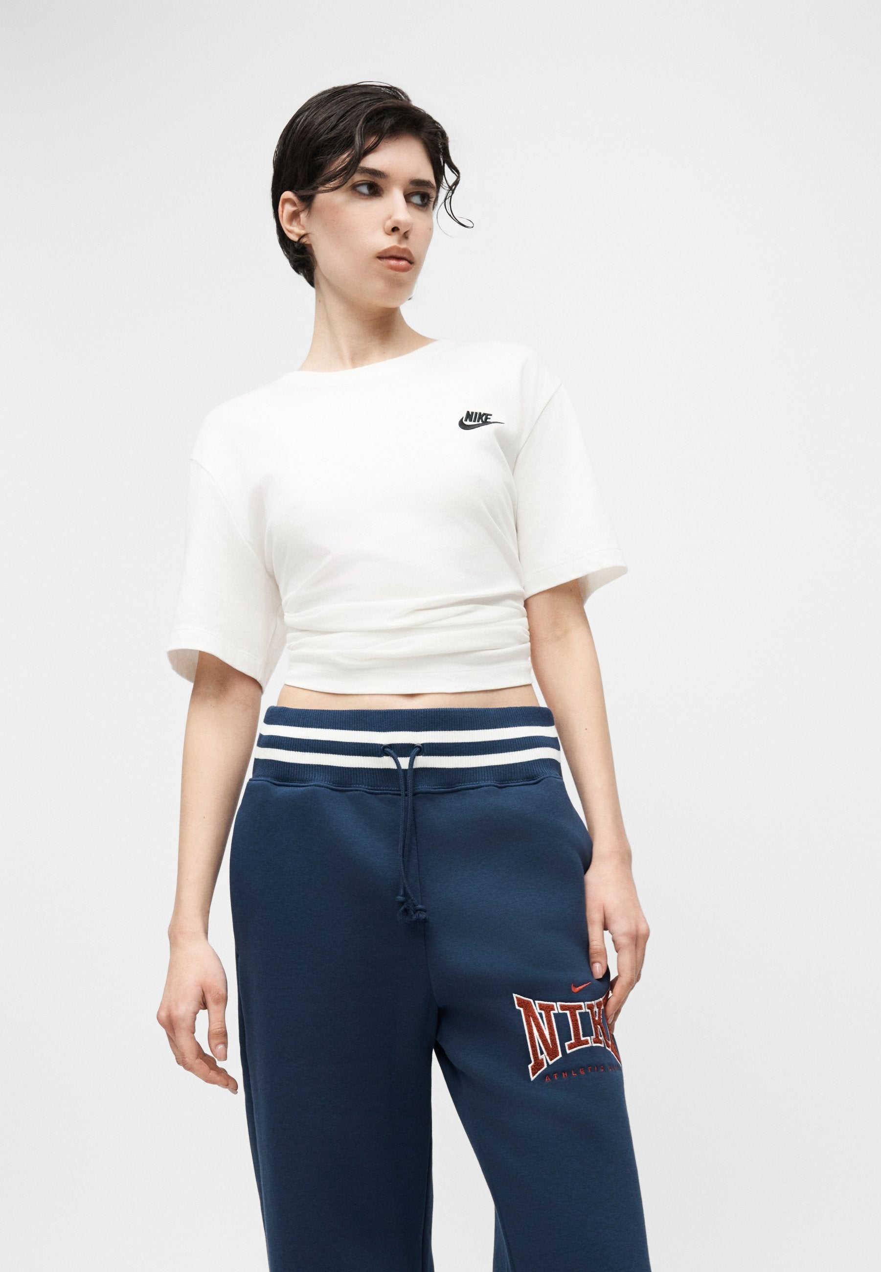 Tracksuit bottoms - midnight navy/team crimson