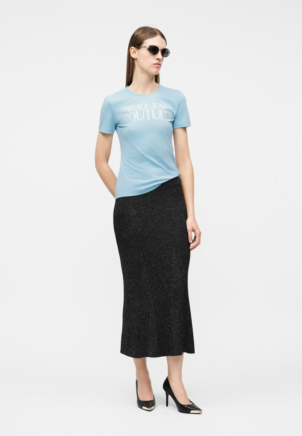 Print T-shirt - dream blue