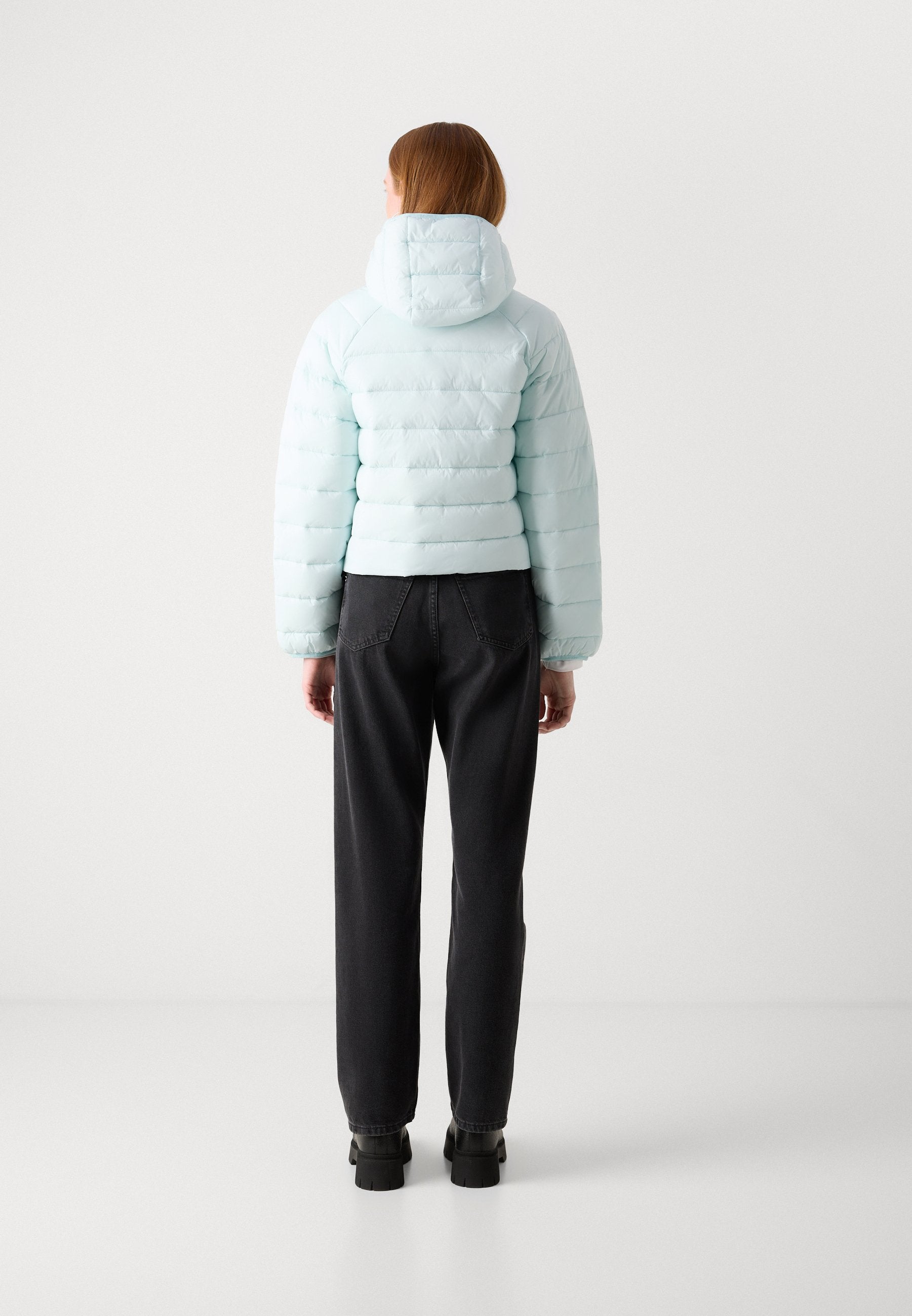LIGHTWEIGHT QUILTED JACKET PACKA - Light jacket - light blue