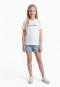 LOGO UNISEX  - Print T-shirt - bright white