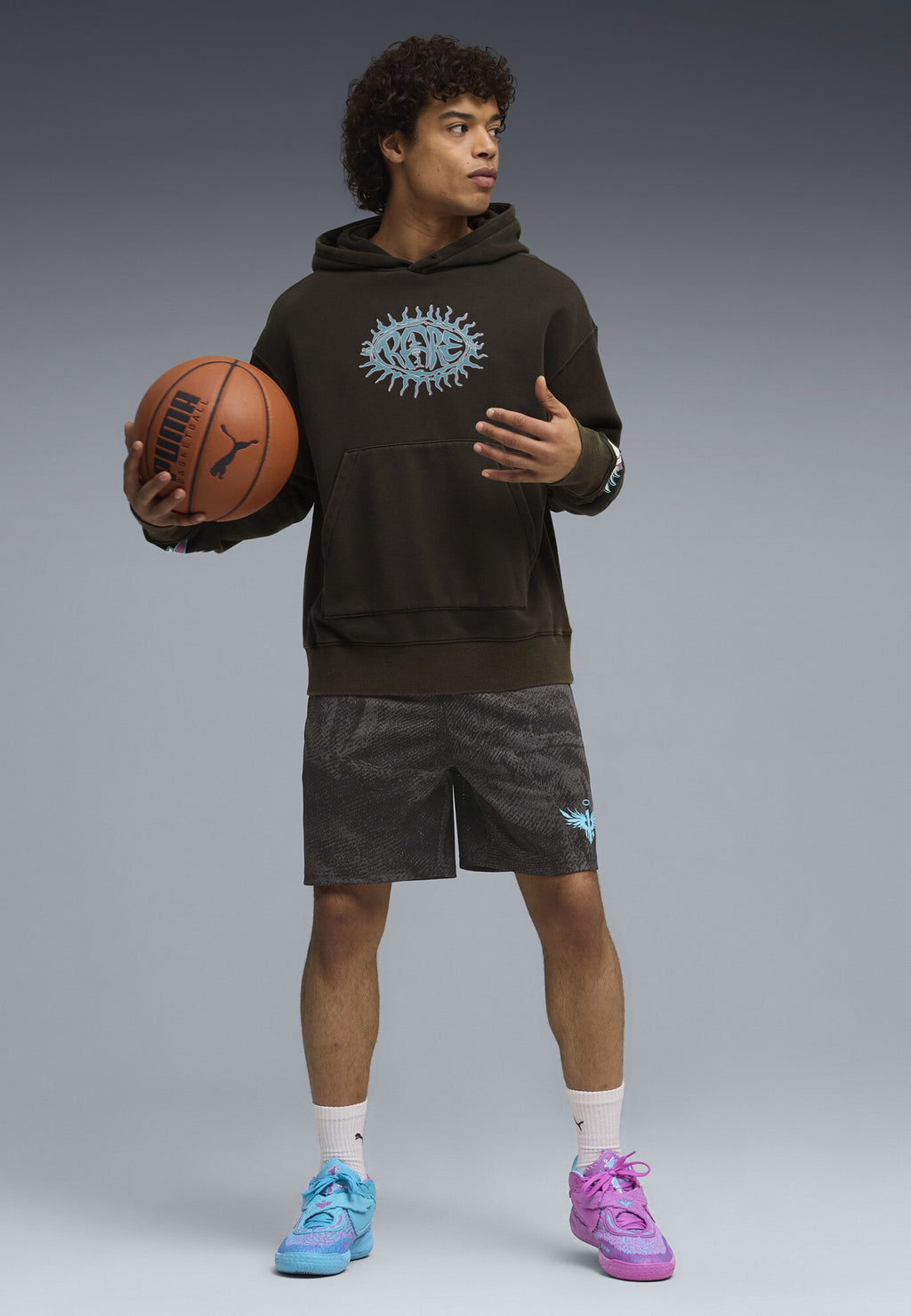 MB 05 HIVE UNISEX - Basketball shoes - bright aqua/pure magenta