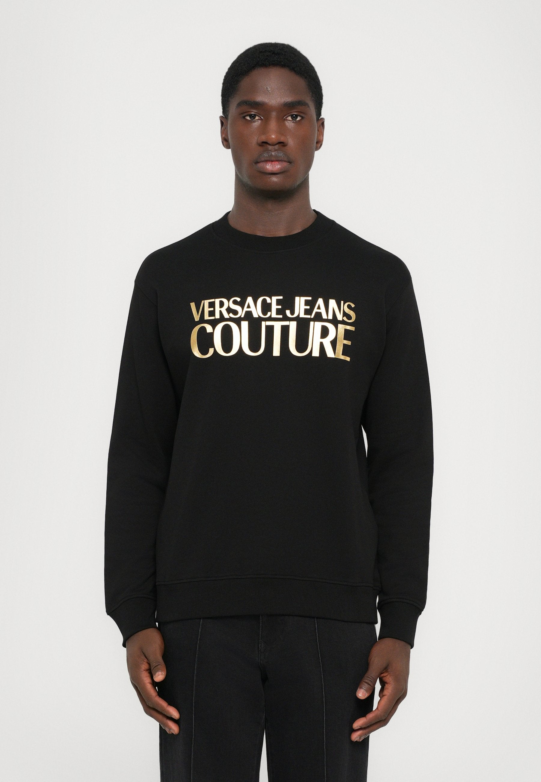 LOGO - Sweatshirt - black/gold-coloured