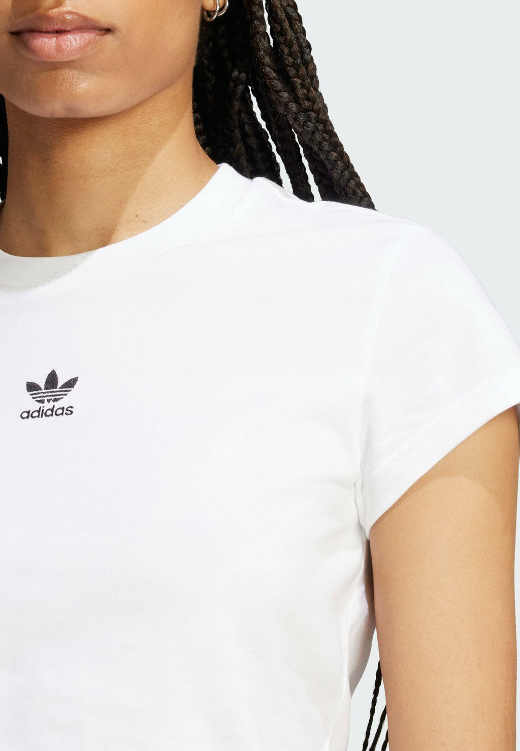 ESS SLIM TEE - T-shirt basique - blanc