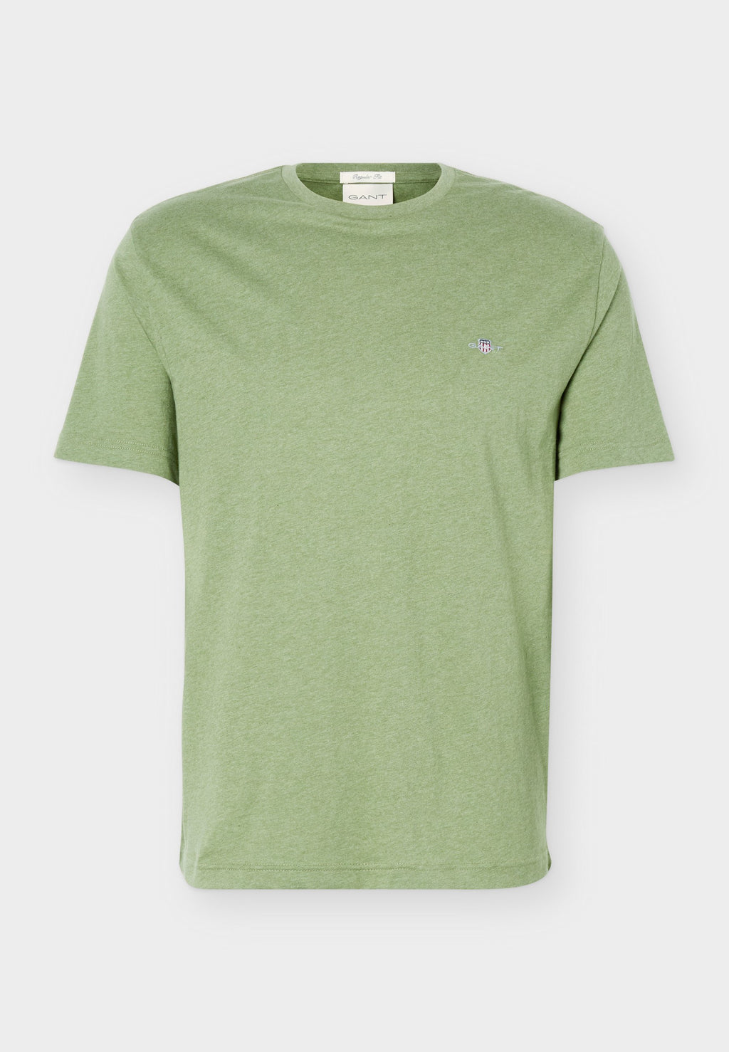 REG SHIELD SS T-SHIRT - Basic T-shirt - dark cactus melange