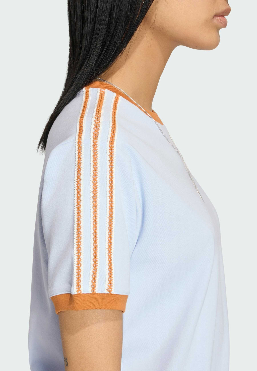 SUMMER GLOW ADVANCED THREE STRIPES - Print T-shirt - crystal sky