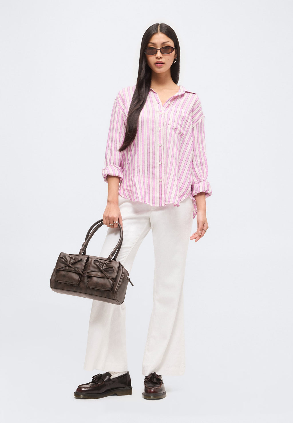 THE RELAXED SHIRT - Button-down blouse - pink