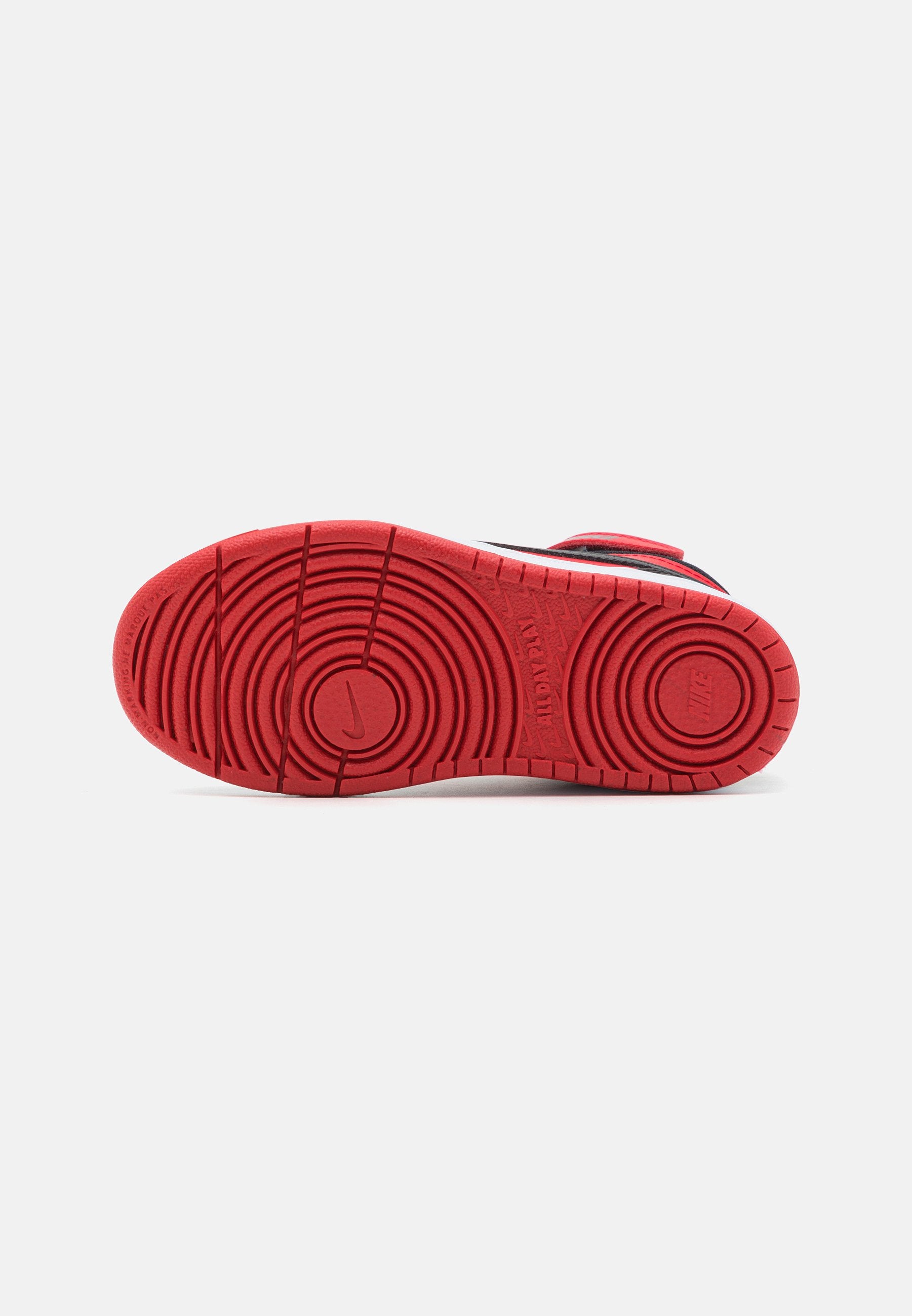 COURT BOROUGH MID 2 UNISEX - Bilekli spor ayakkabı - university red/black/white