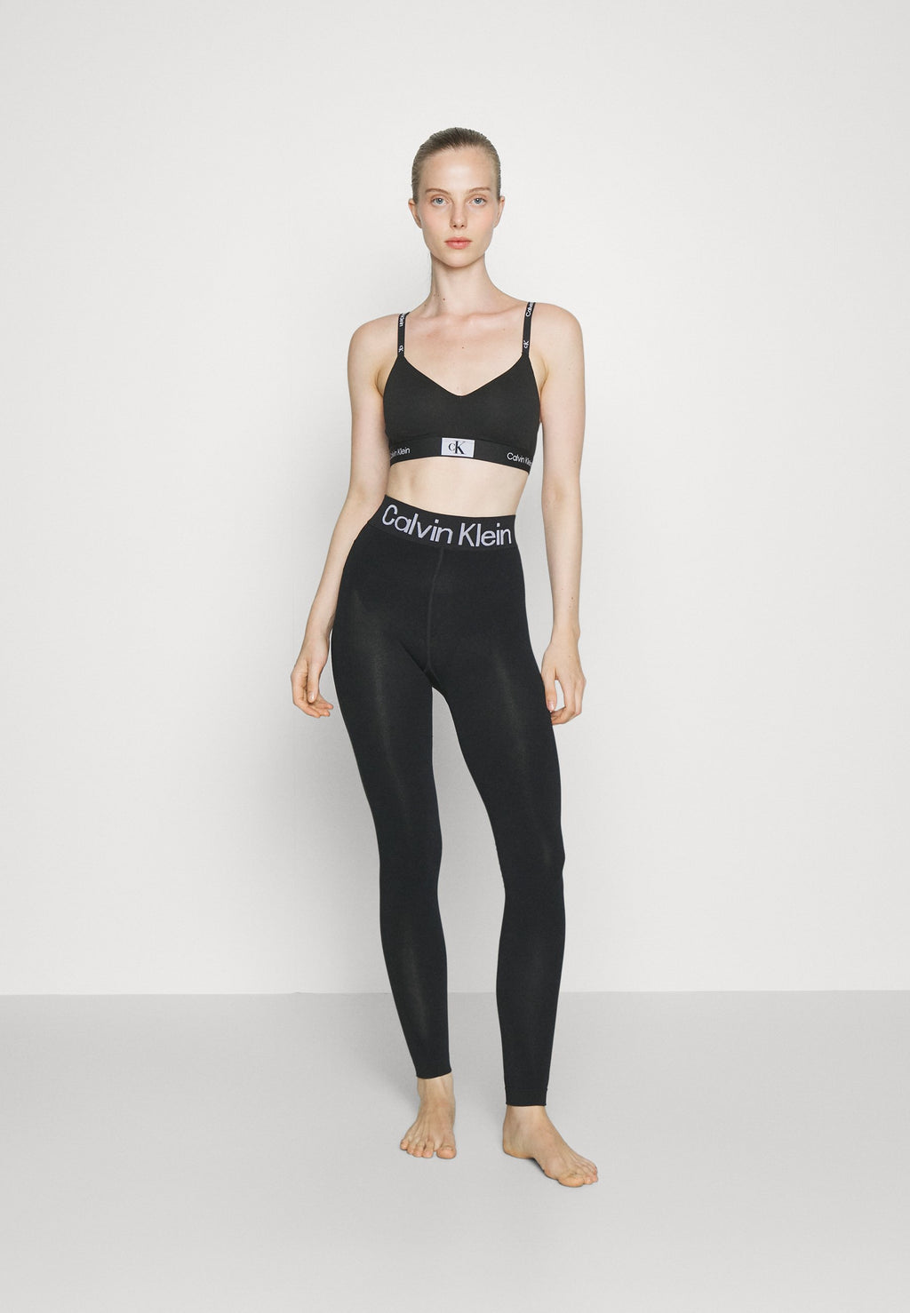 WOMEN LEGGING - Leggings - Stockings - black
