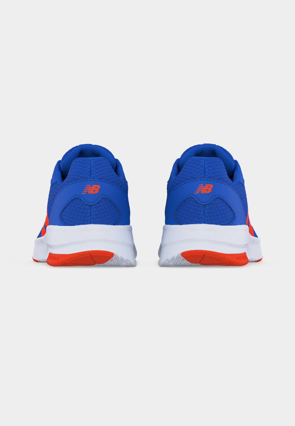 578 LACE UNISEX - Road running shoes - blue bird/team orange/white