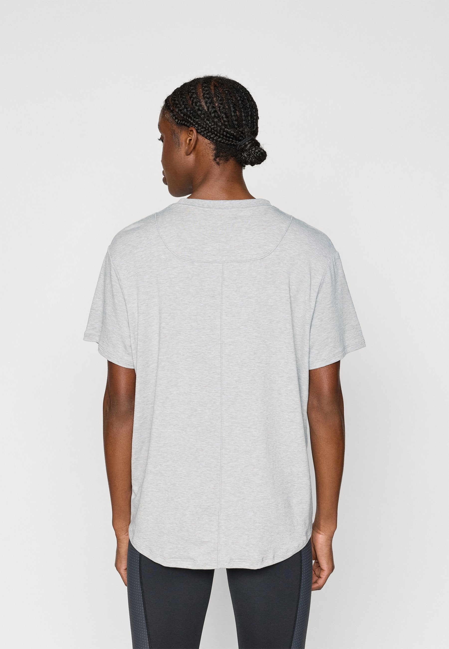 ONE RELAXED - Sports T-shirt - smoke grey/heather/white