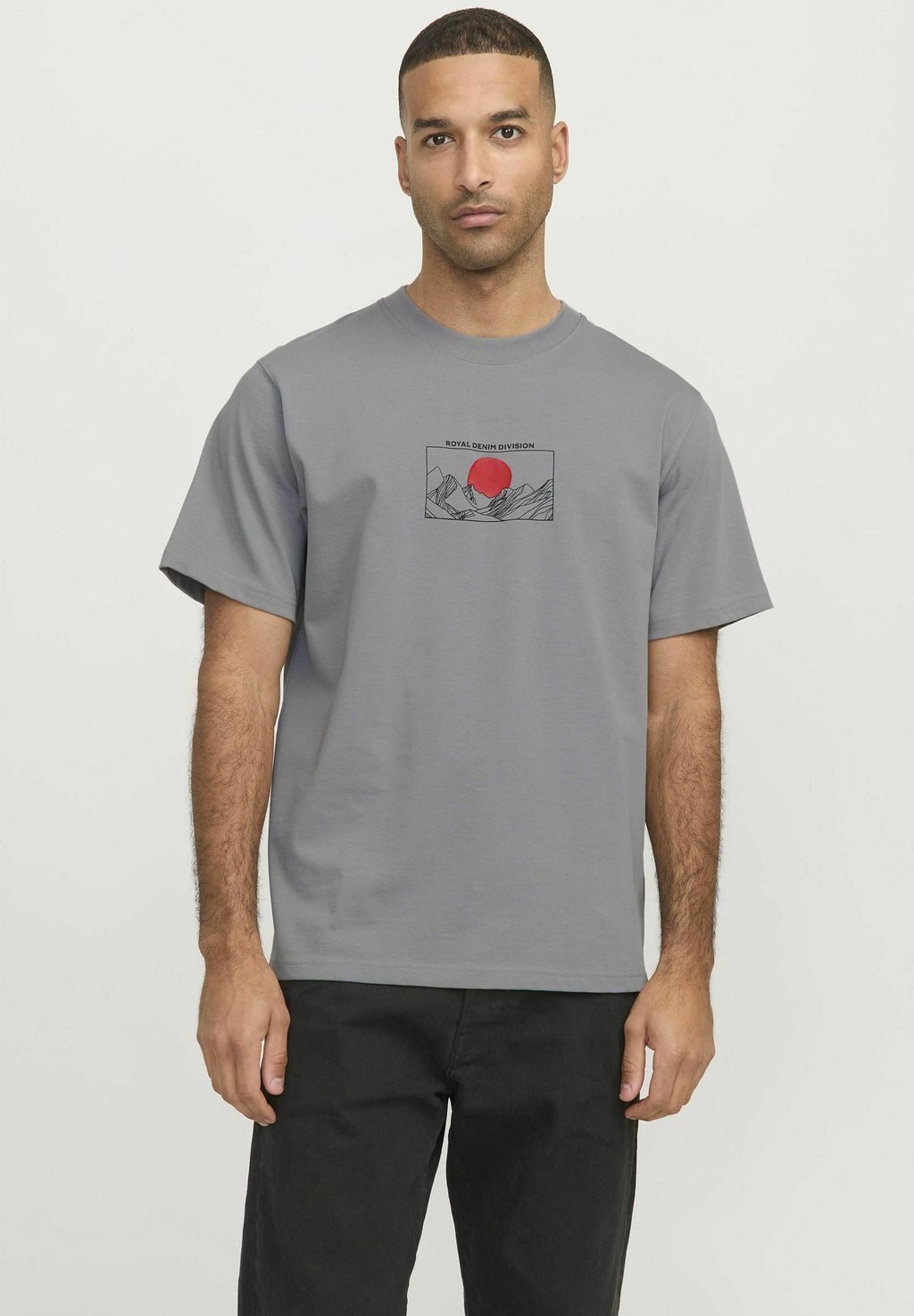 RDD Printed - Print T-shirt - frost gray