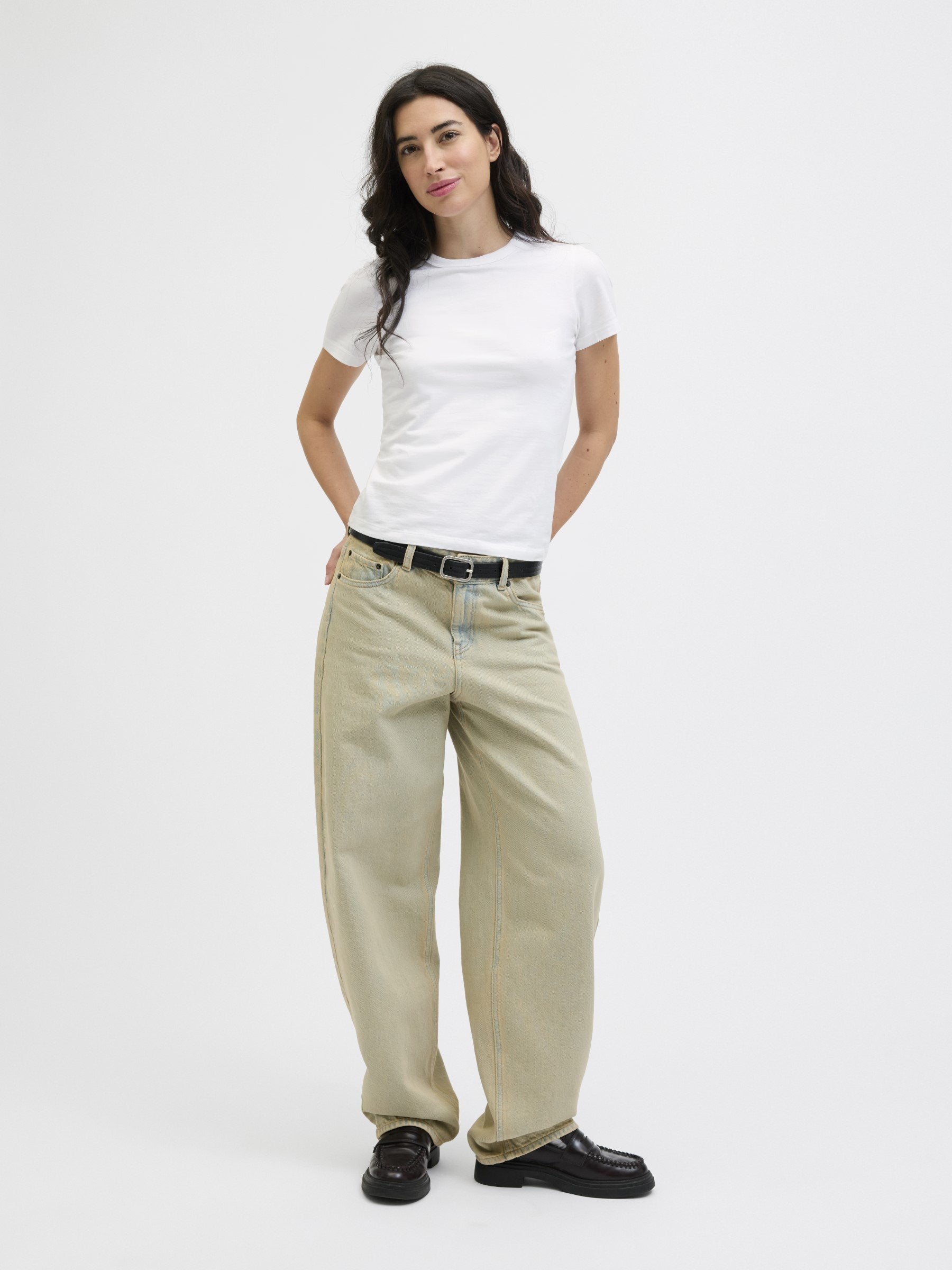 JXGIGI - Basic T-shirt - bright white