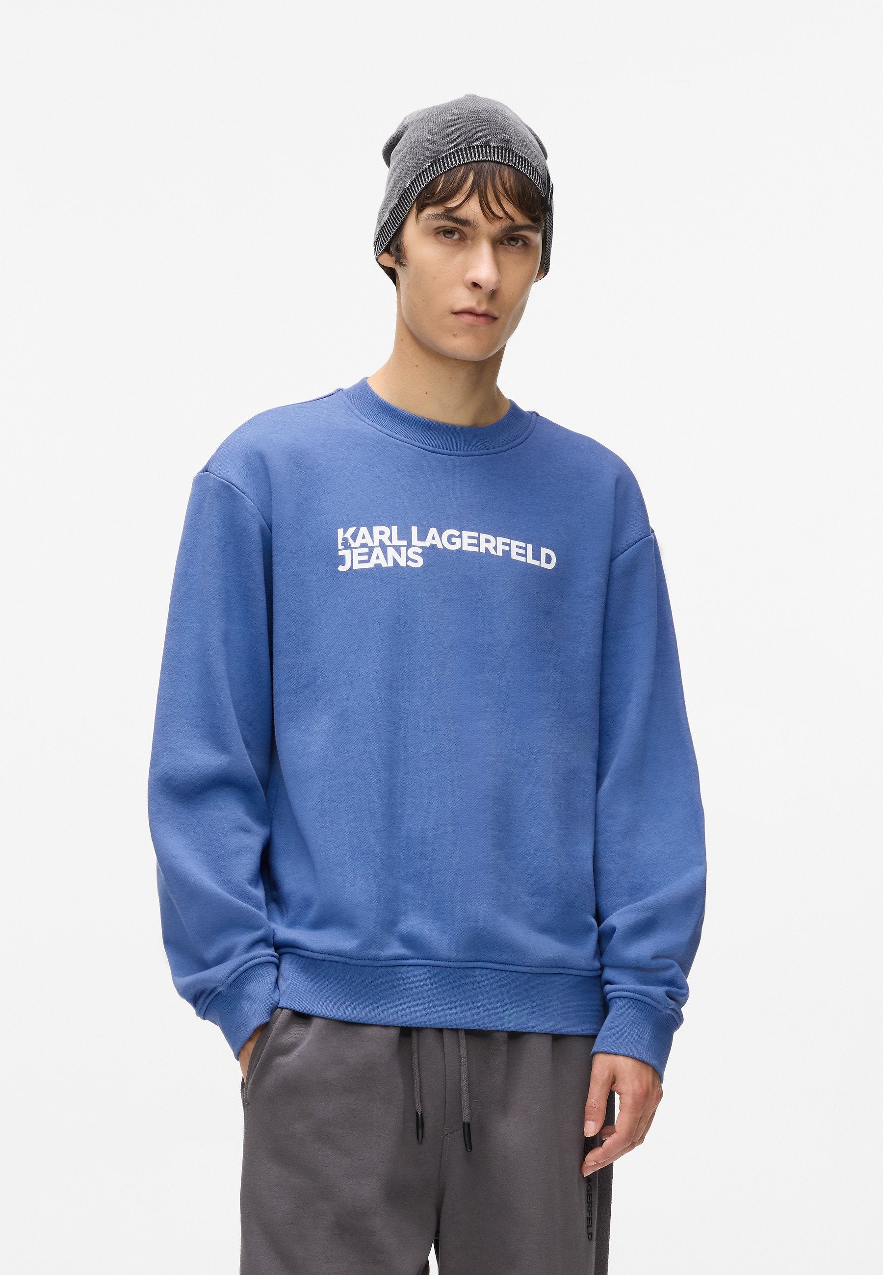 ESSENTIAL LOGO - Sweat-shirt - bleu délavé