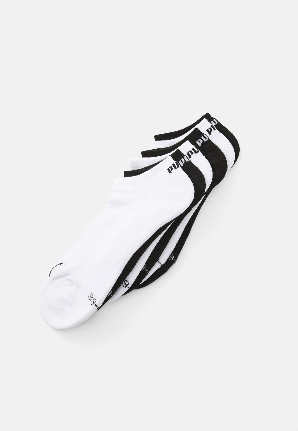 CUSHIONED SNEAKER UNISEX 6 PACK - Socks - white/black