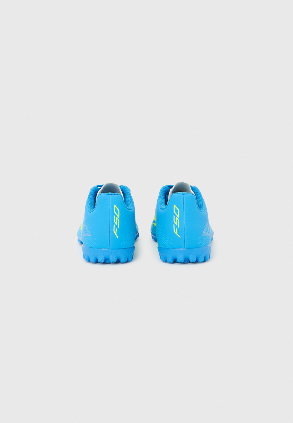 F50 CLUB UNISEX - Halı Saha Kramponu - lucid ray blue/team solar yellow/lucid aquamarine