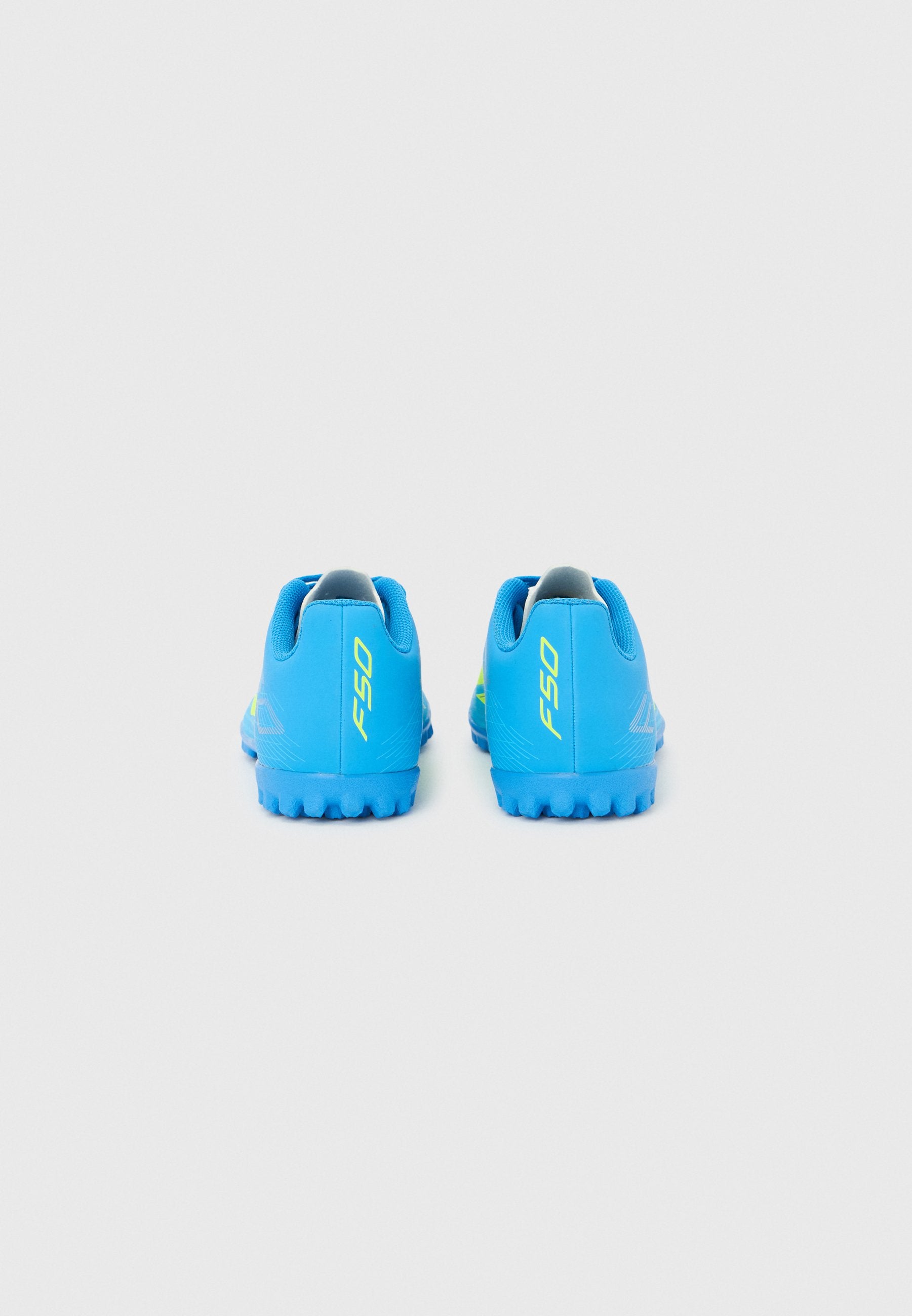 F50 CLUB UNISEX - Halı Saha Kramponu - lucid ray blue/team solar yellow/lucid aquamarine