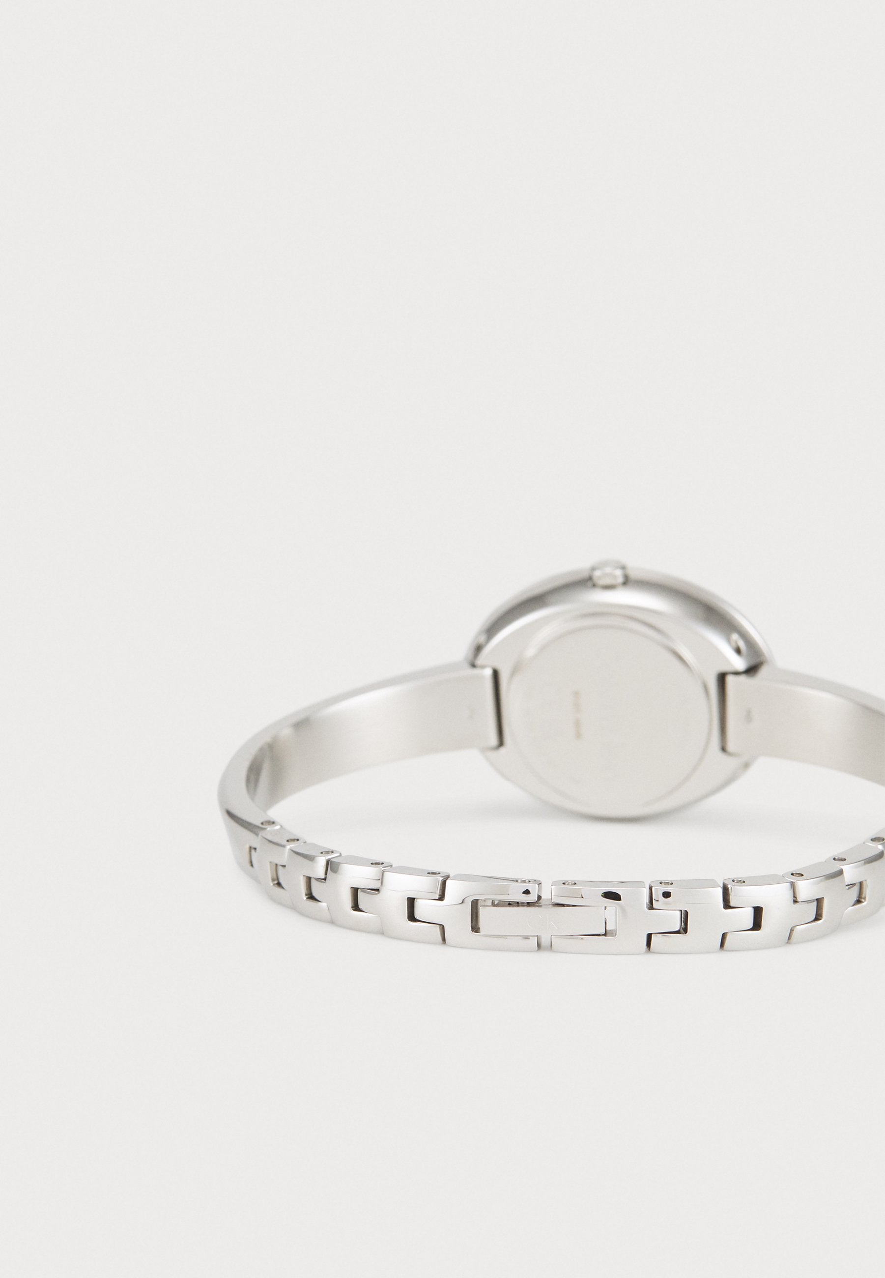 TWISTED BEZEL - Watch - silver-coloured/white