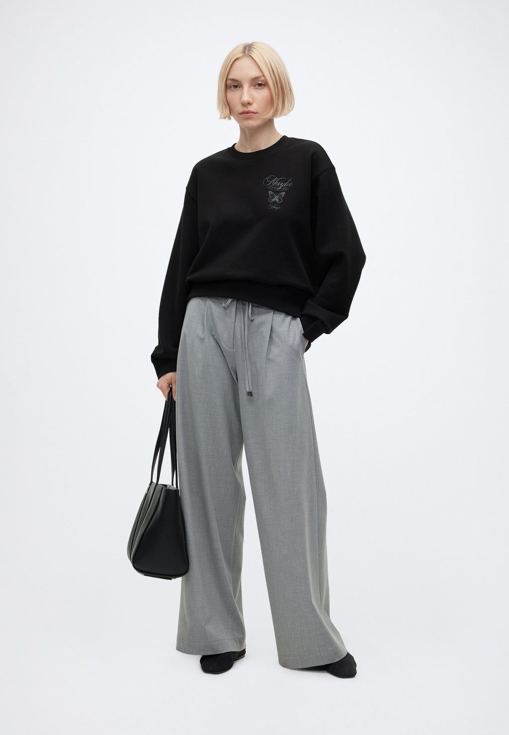 CLASSIC CREW - Sweatshirt - black