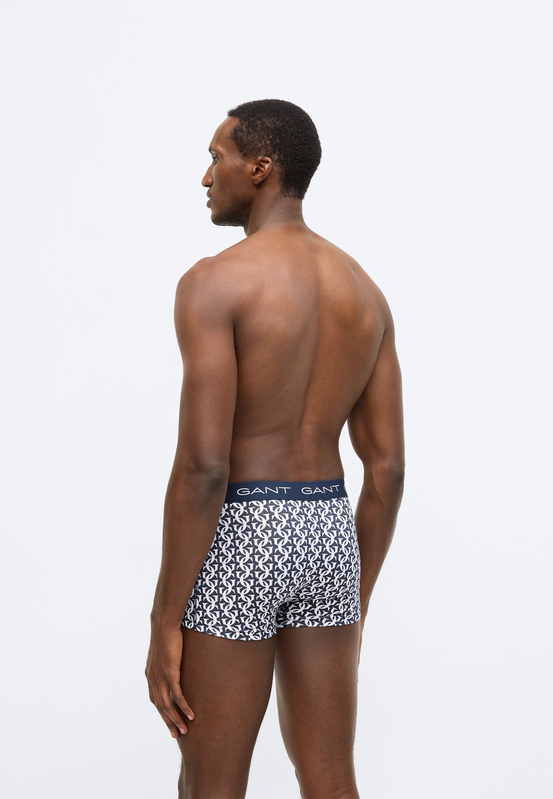 MONOGRAM PRINT TRUNK 3 PACK - Trunks - marine