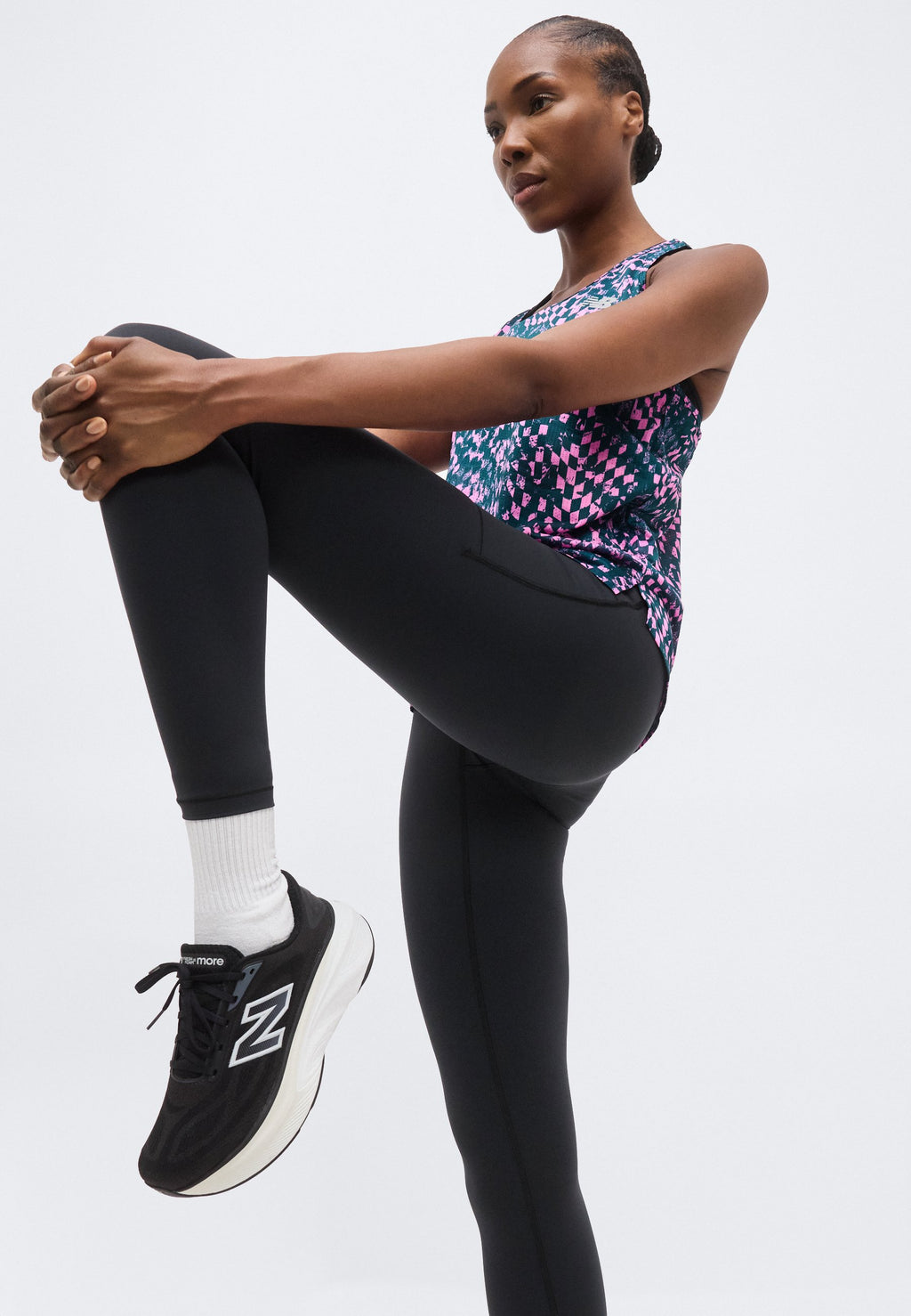 LONDON EDITION ATHLETICS PRINTED TANK - Top - pink heat