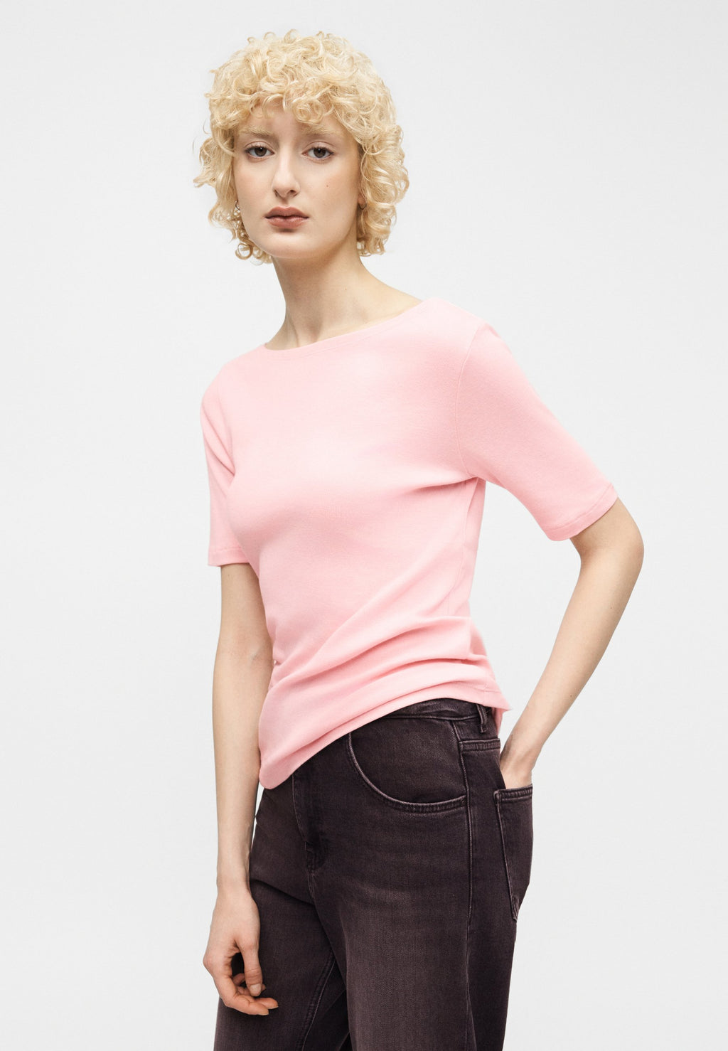 MODERN BOAT - Print T-shirt - pure pink