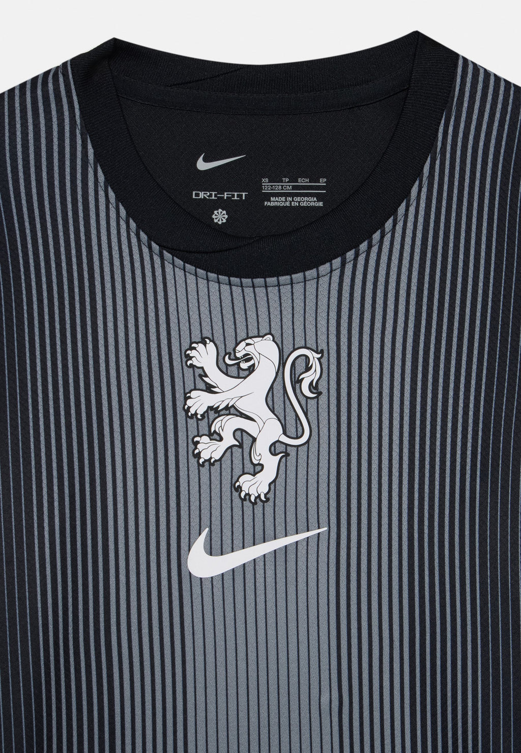 KADIN EC25 HOLLANDA KALECİ FORMASI UNISEX - Futbol forması - siyah/füme gri/beyaz