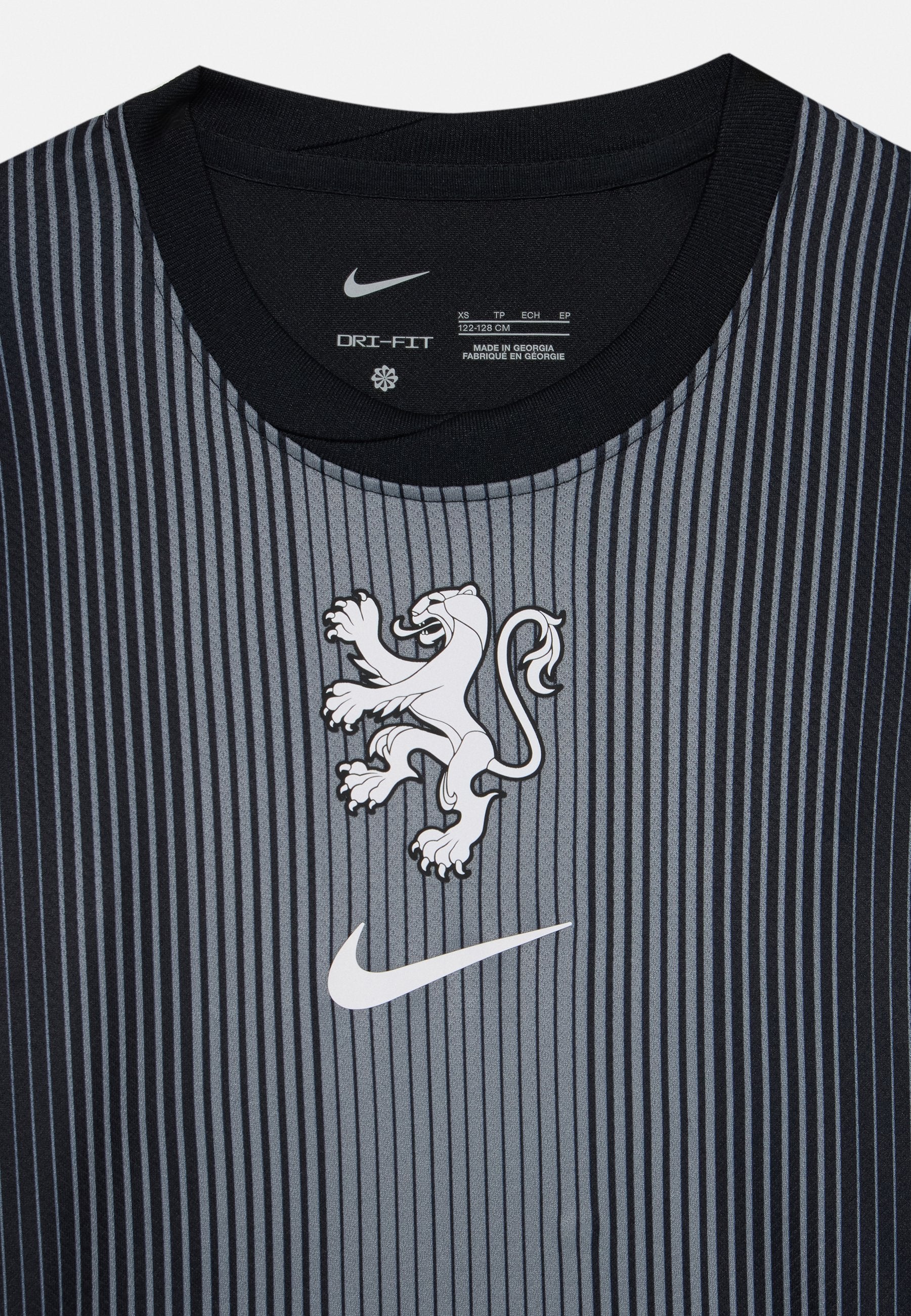 KADIN EC25 HOLLANDA KALECİ FORMASI UNISEX - Futbol forması - siyah/füme gri/beyaz