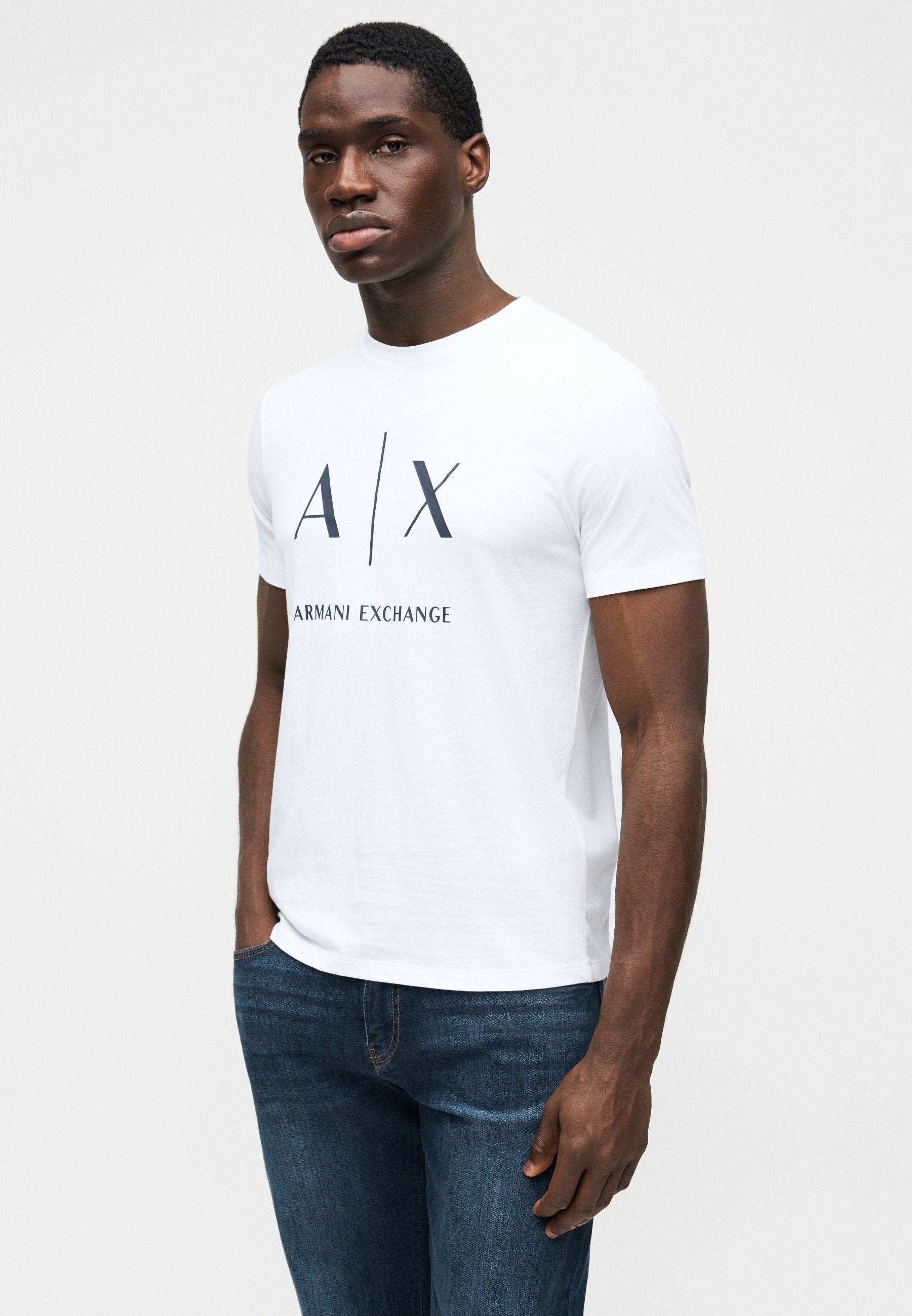 T-SHIRT SLIM FIT - Print T-shirt - white