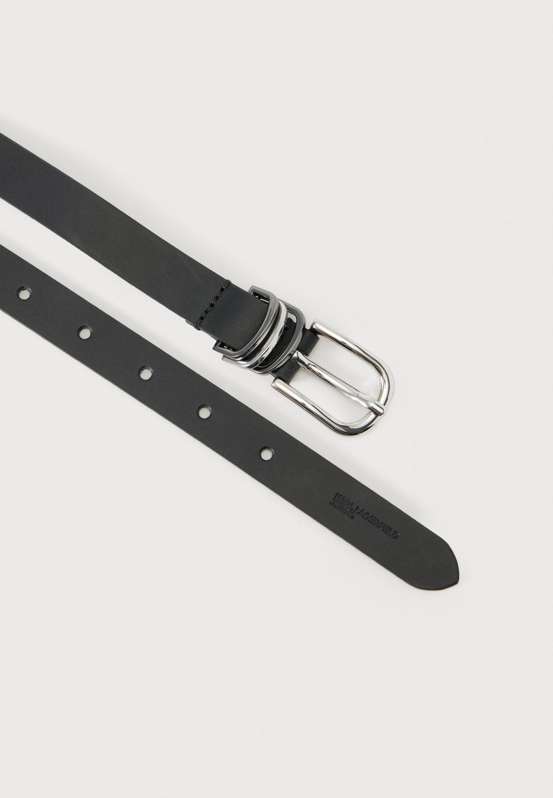 RINGS DETAIL BELT - Belt - black