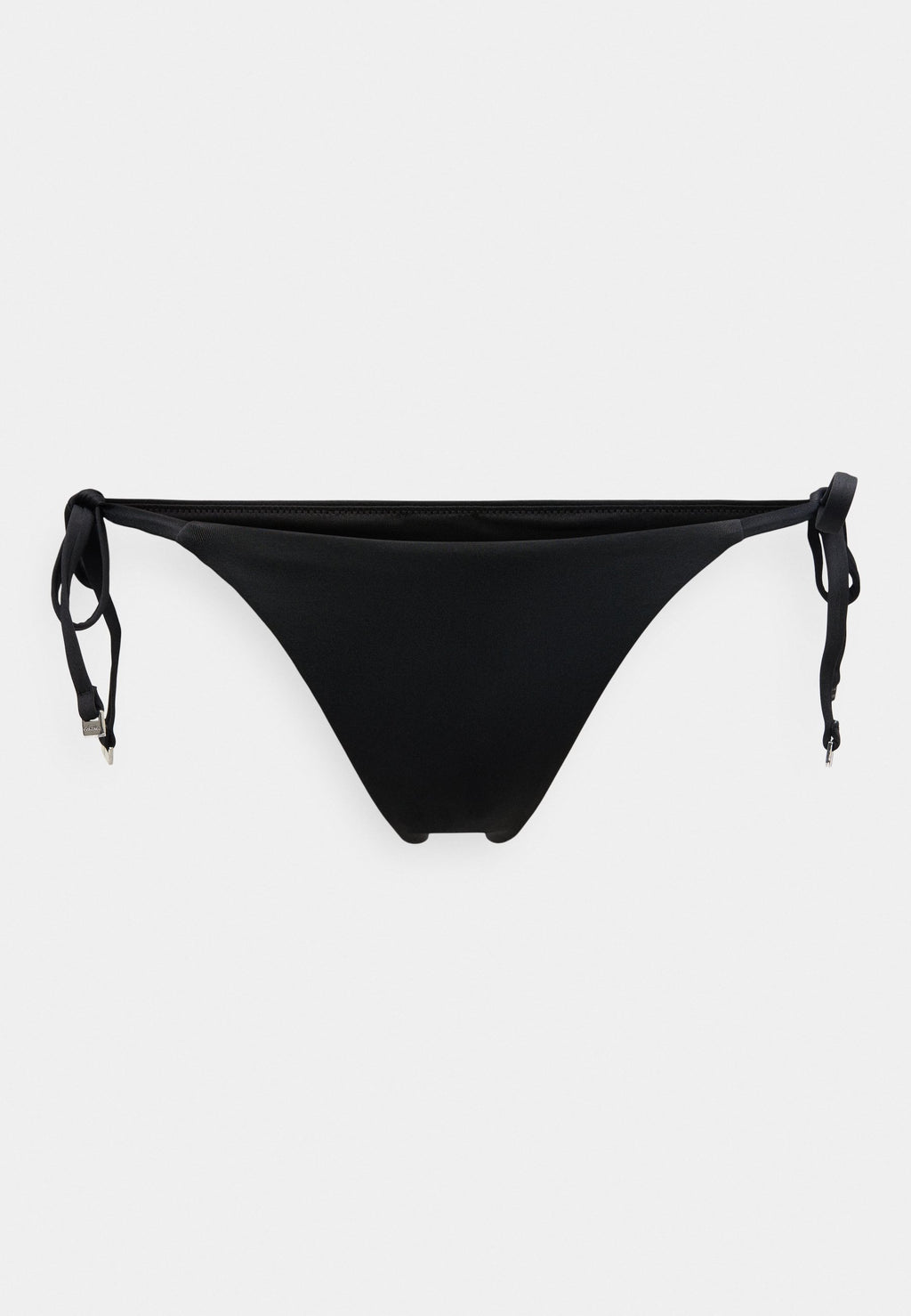 SIDE TIE BOTTOM ESSENTIALS - Bikini bottoms - black
