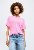 OVERSIZED TEE - Basic T-shirt - neon pink glow