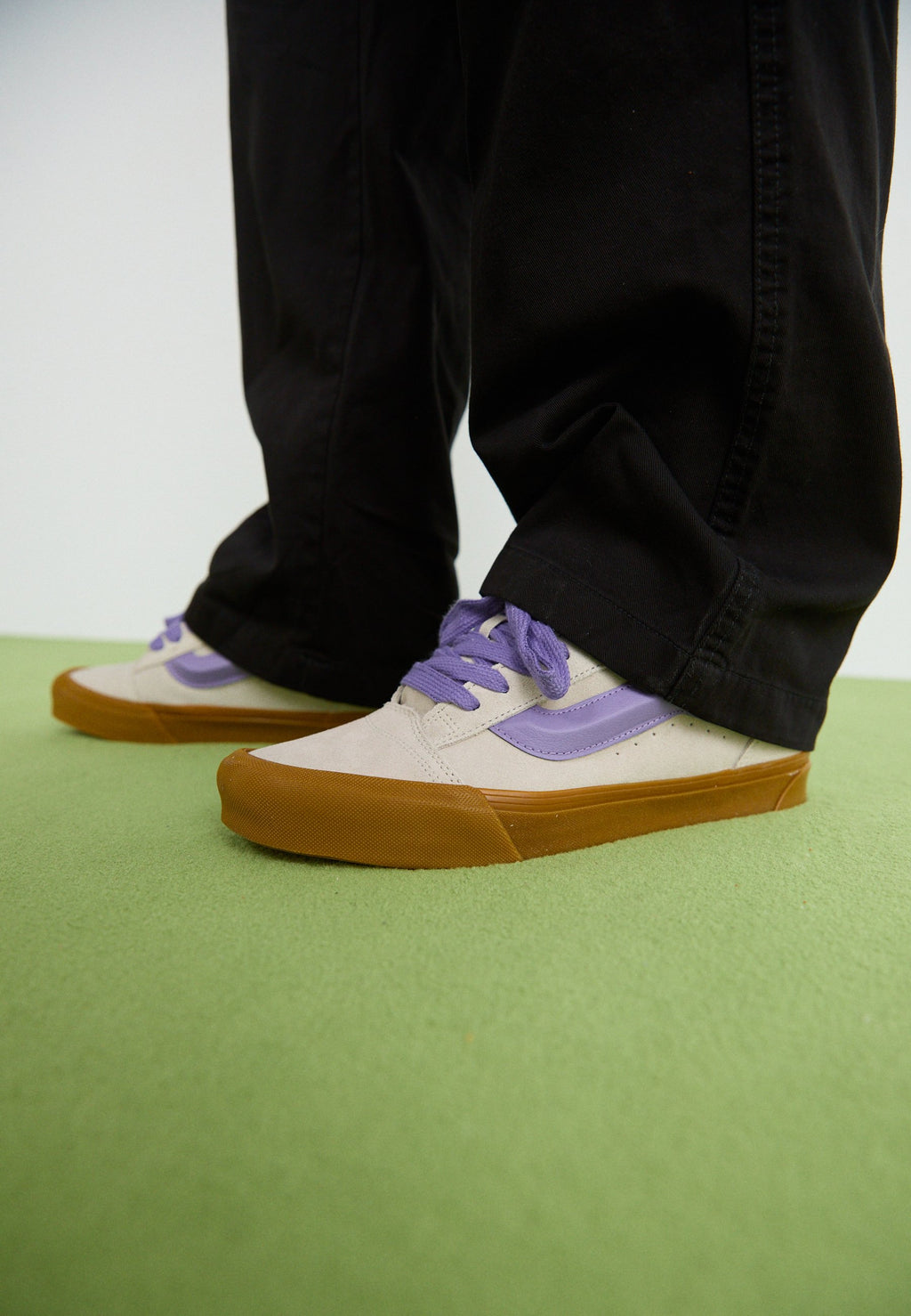 KNU SKOOL - Trainers -  gum silver