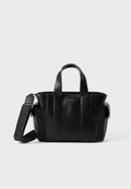 Handbag - black/old silver-coloured