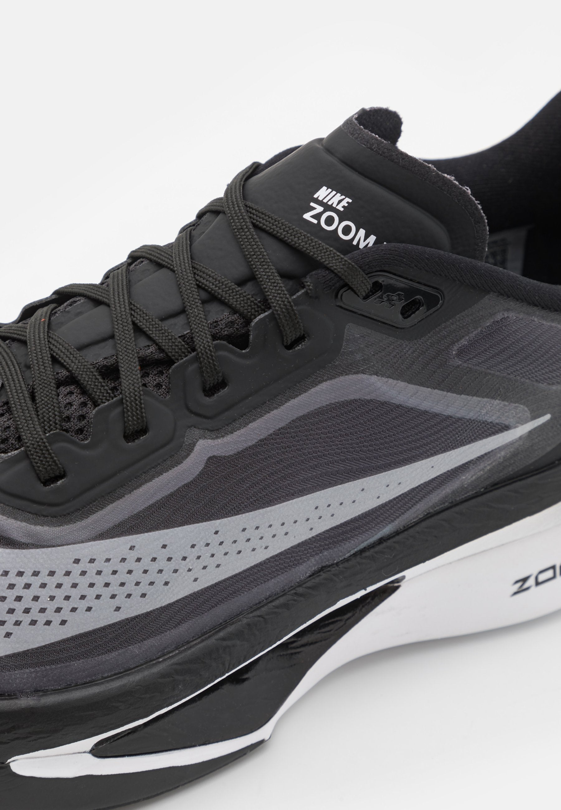 ZOOM FLY  - Road running shoes - black/white/light smoke grey
