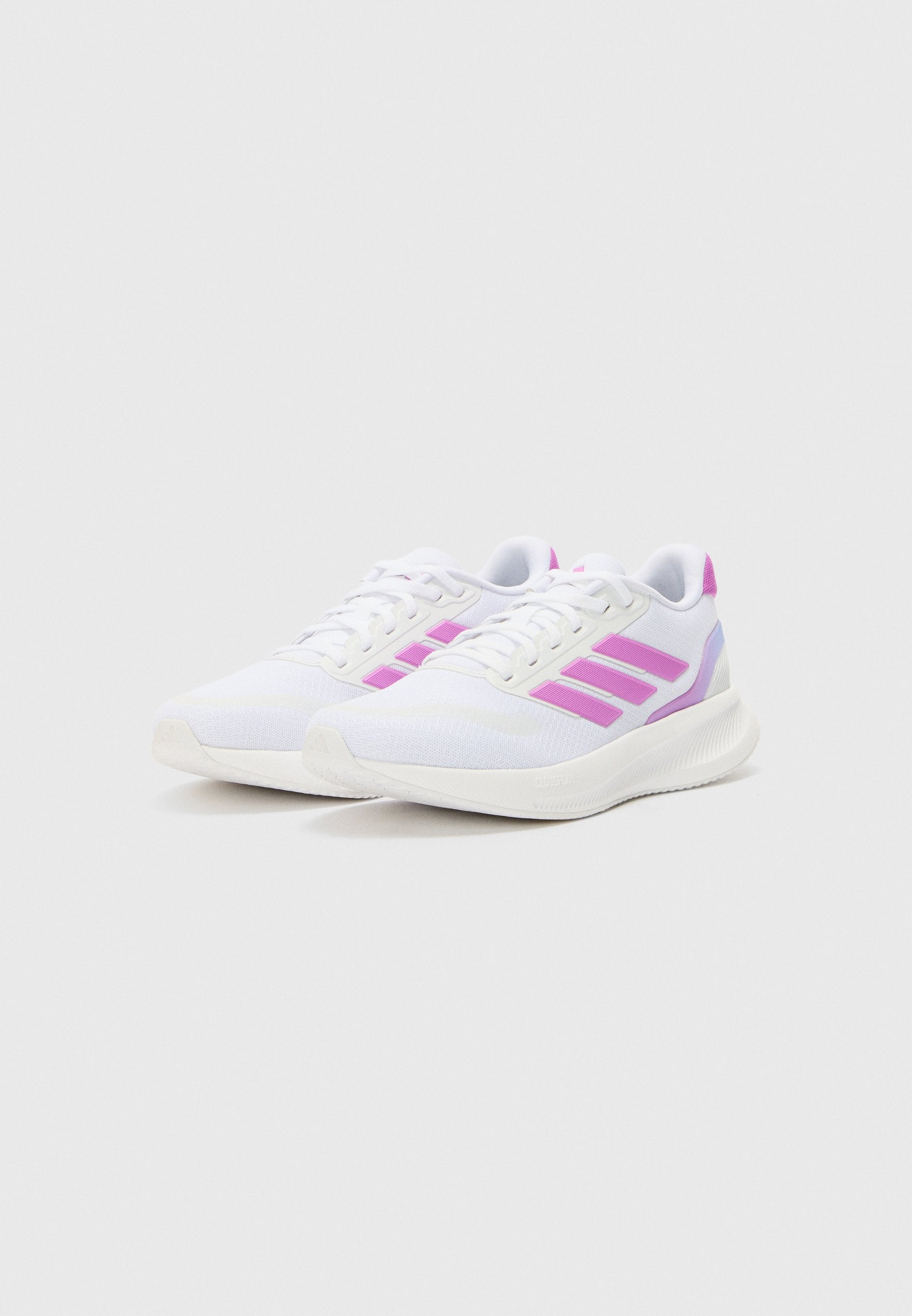 RUNFALCON 5 W - Chaussures de running sur route - white/purple burst/semi blue burst