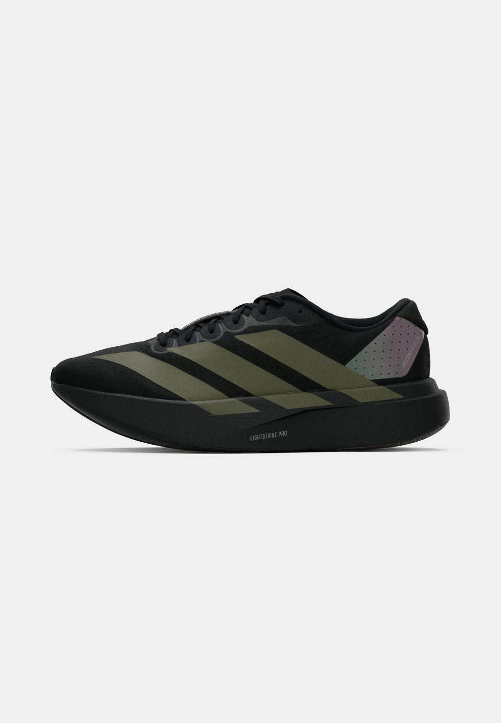 ADIZERO EVO SL M - Trainers - core black/olive strata/iron metallic-coloured