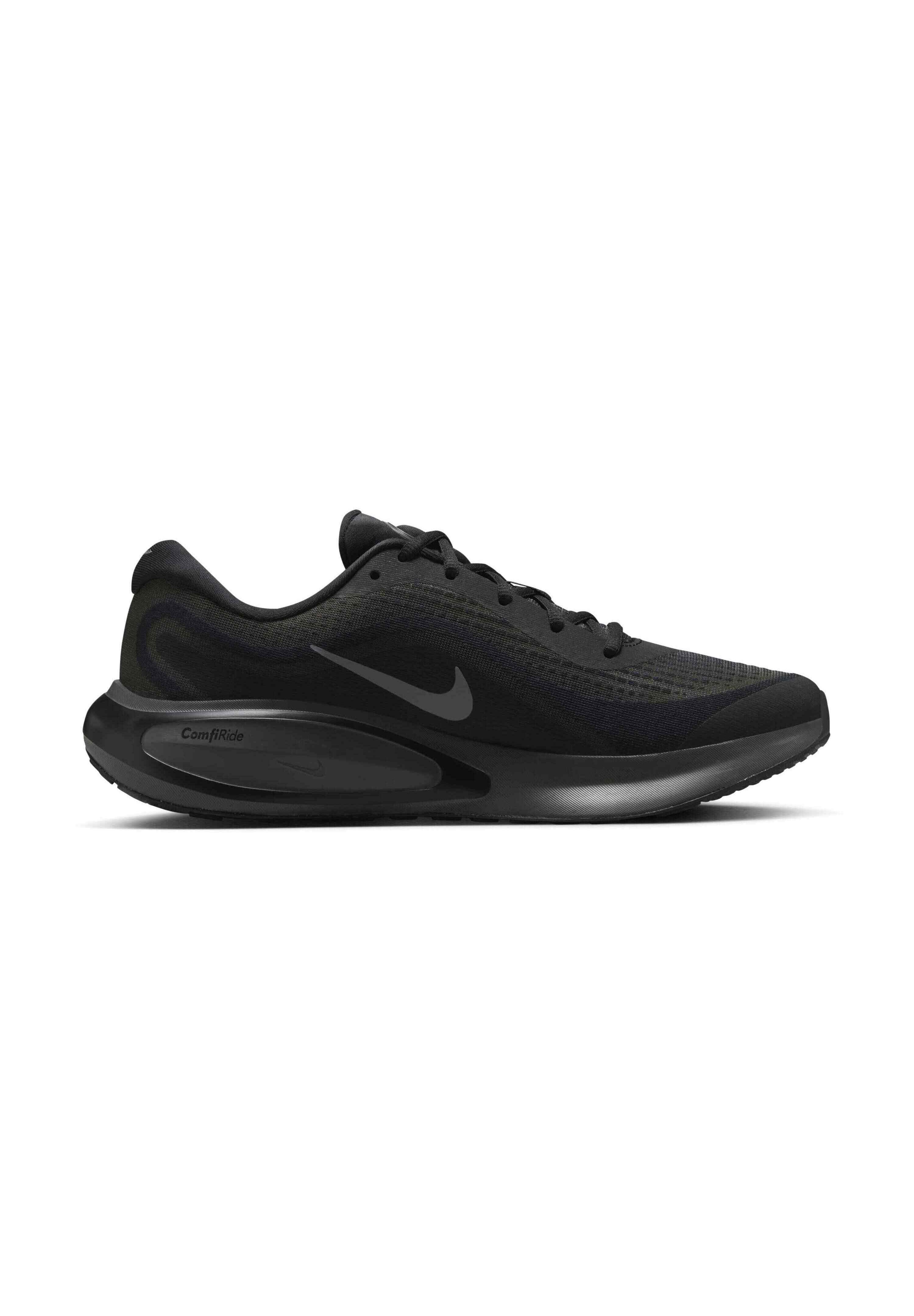 JOURNEY RUN - Road running shoes - black medium ash smoke grey