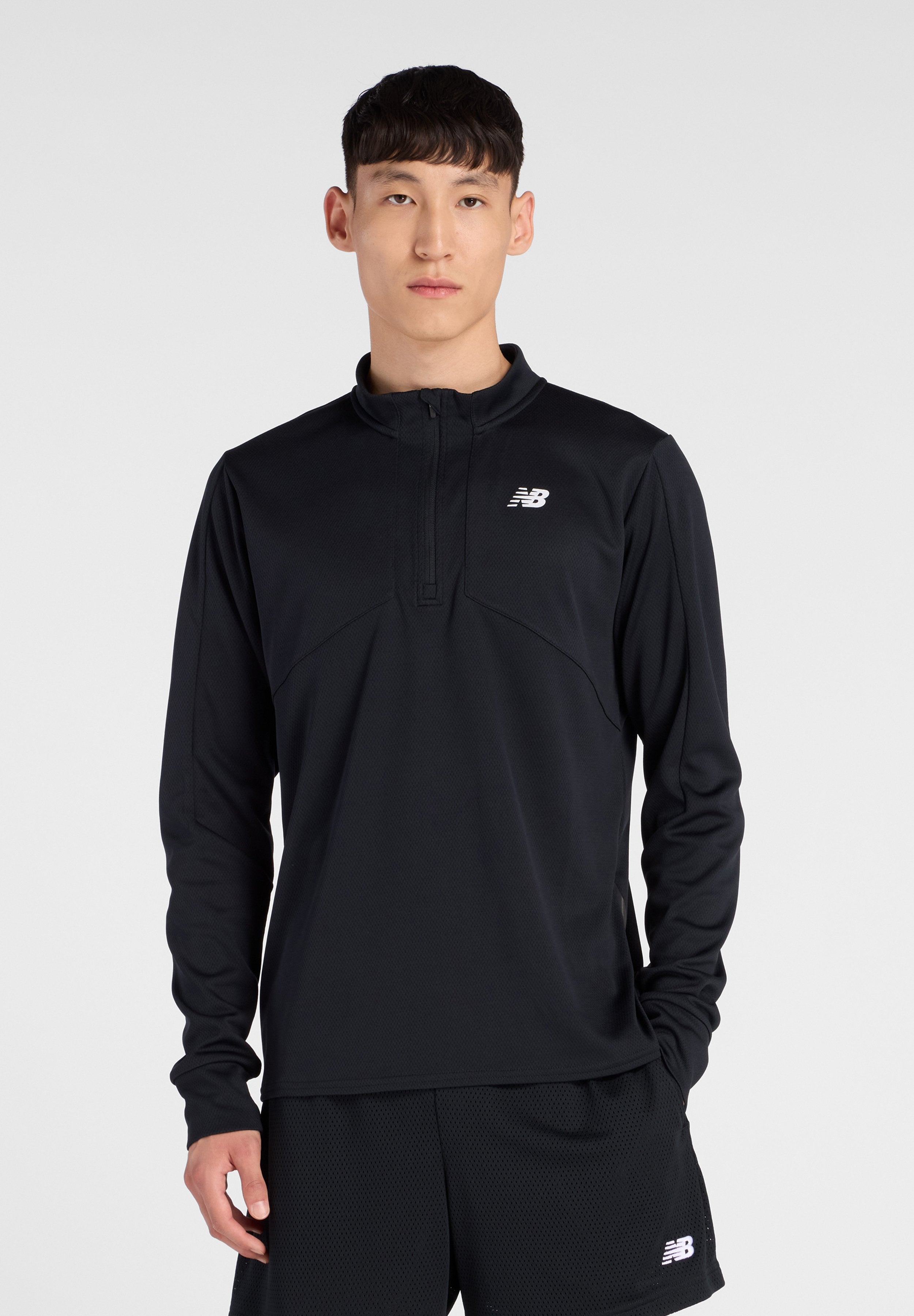 UTILITY ZIP - Long sleeved top - black bk
