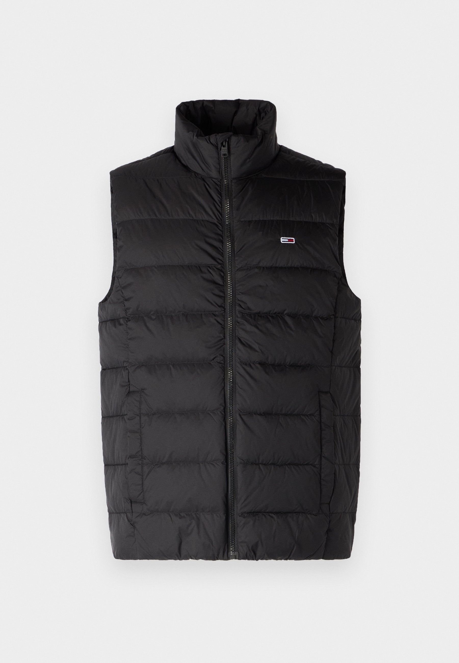 FLAG EMBROIDERY DOWN GILET - Waistcoat - black