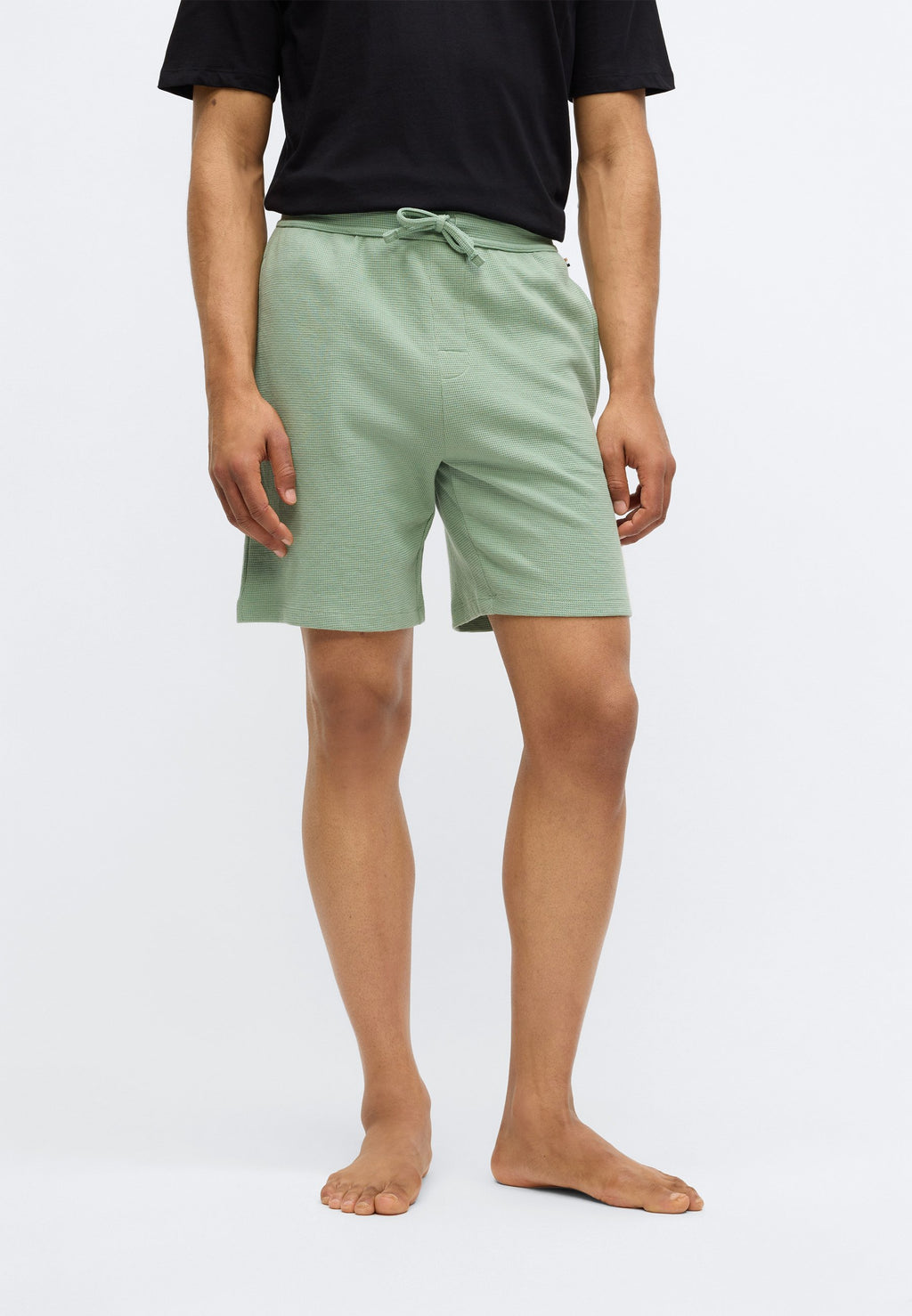 WAFFLE - Pyjama bottoms - open green
