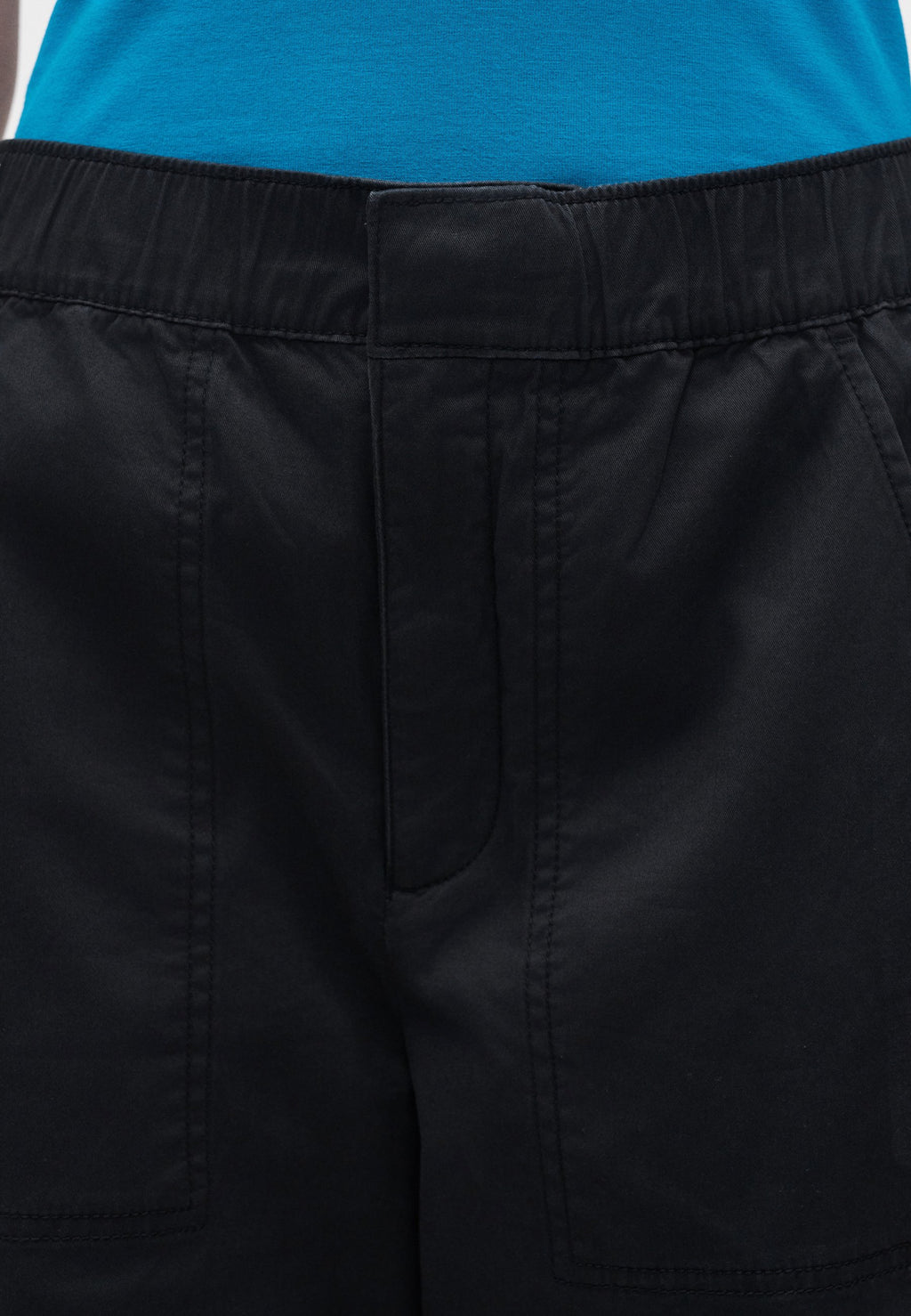 EASY - Trousers - washed black