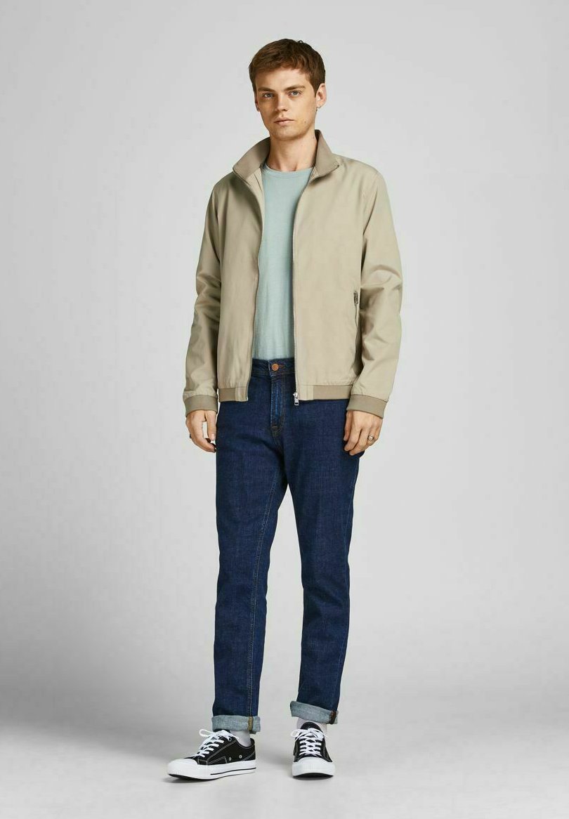 JJERUSH HARRINGTON - Bomber Jacket - beige
